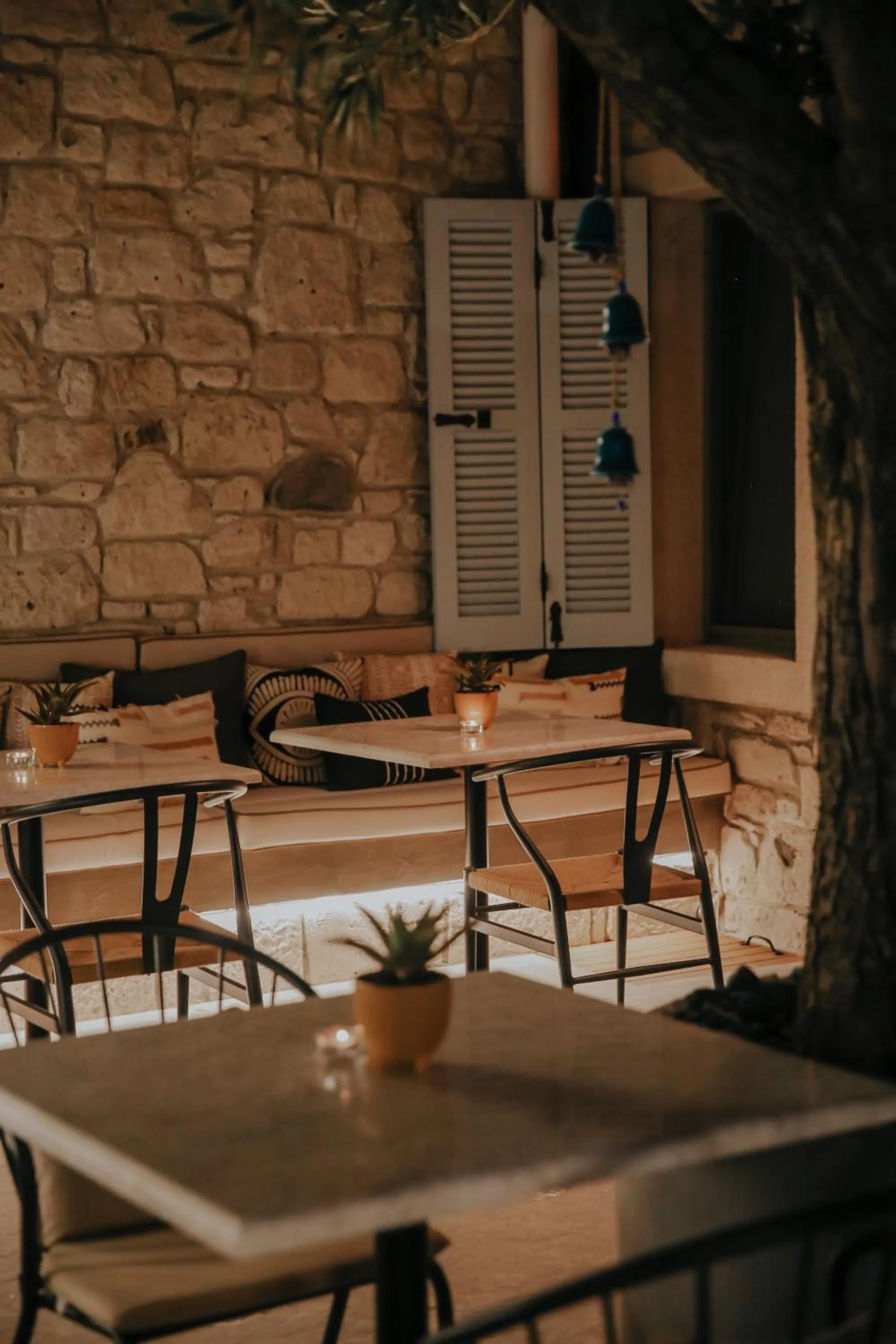 Dining area in paye alaçatı butik otel
