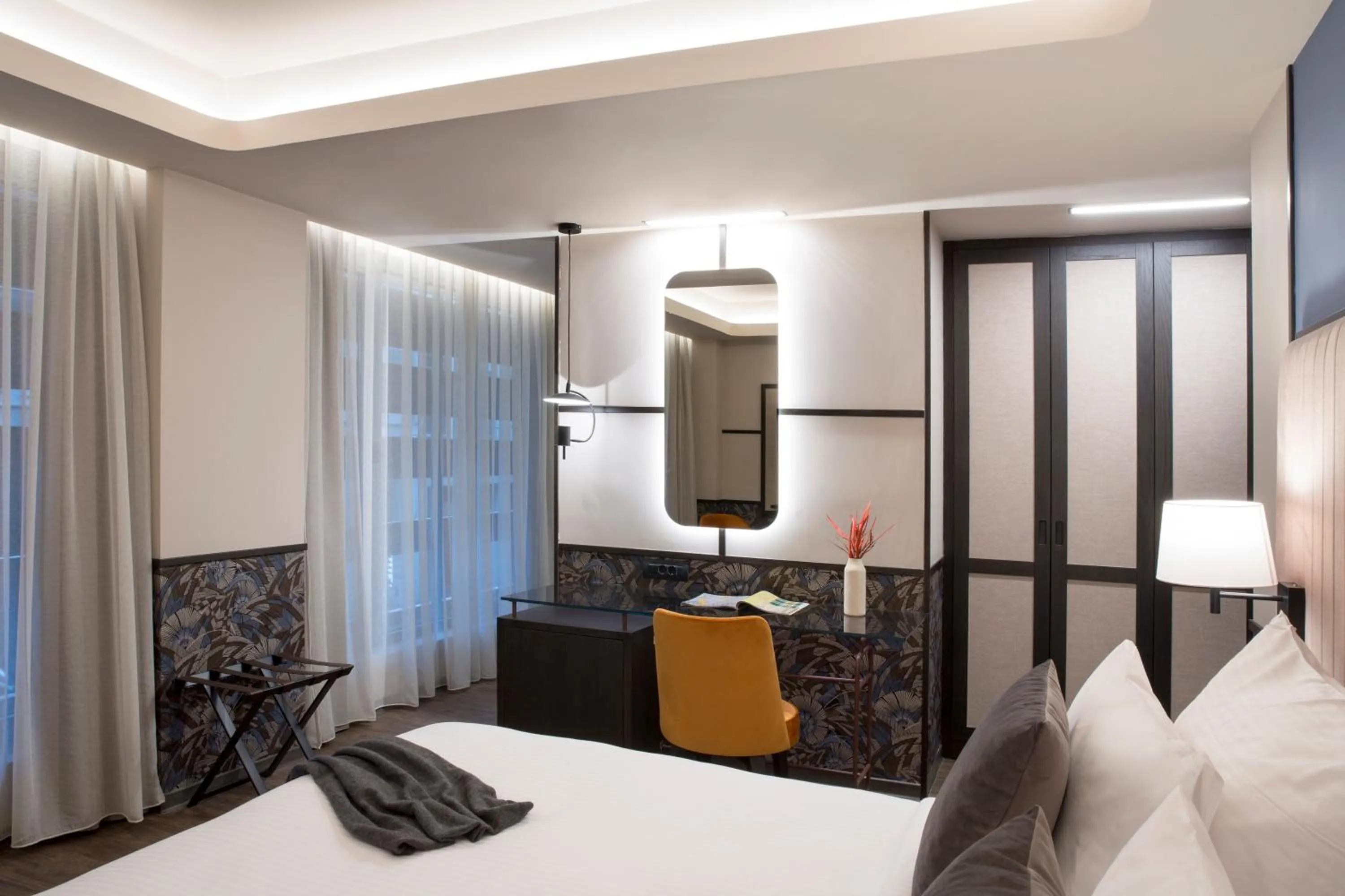 Bedroom, Bed in Zeus Essence Athens Central, former Athens Key