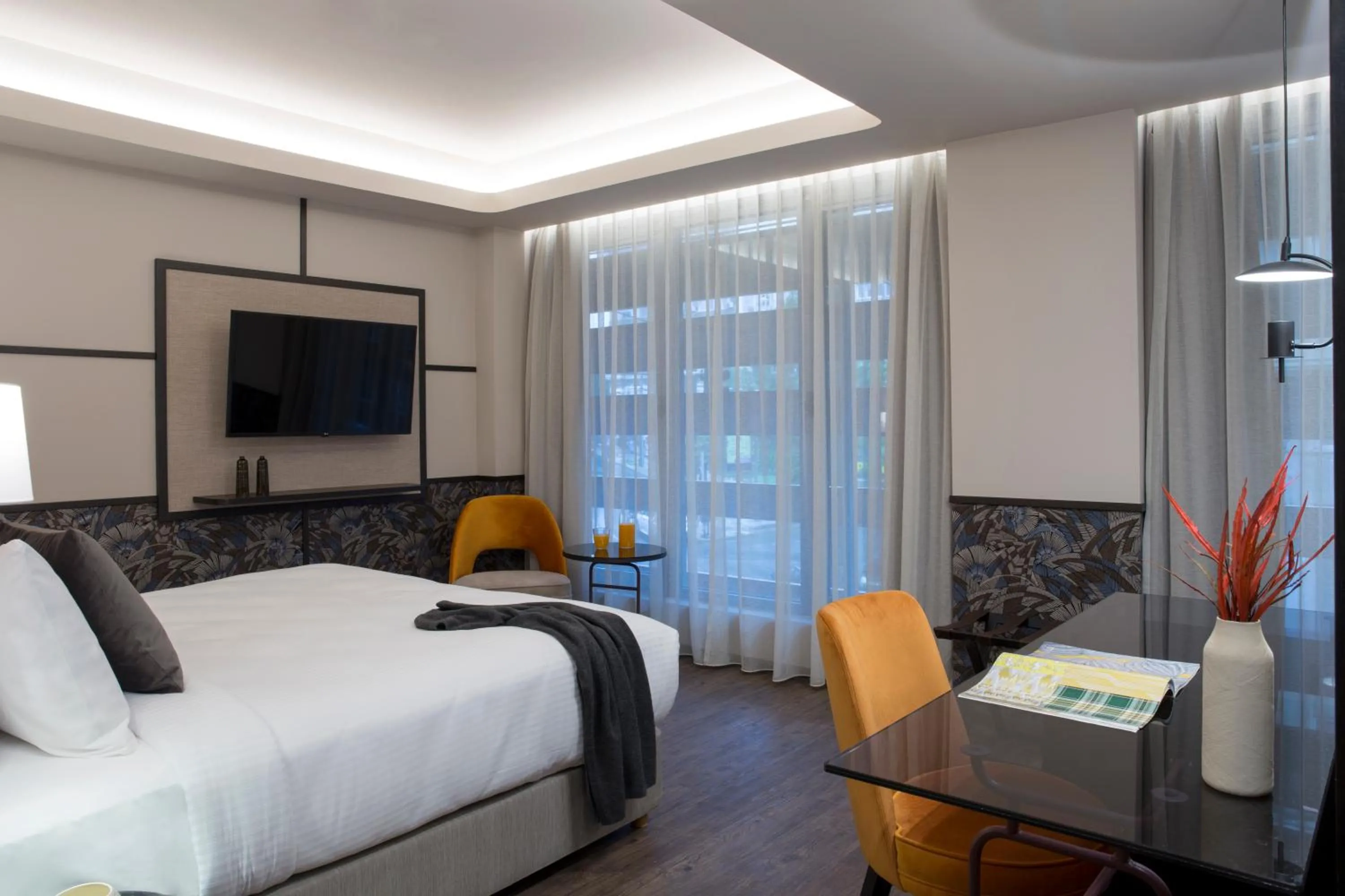 Bedroom, Bed in Zeus Essence Athens Central, former Athens Key