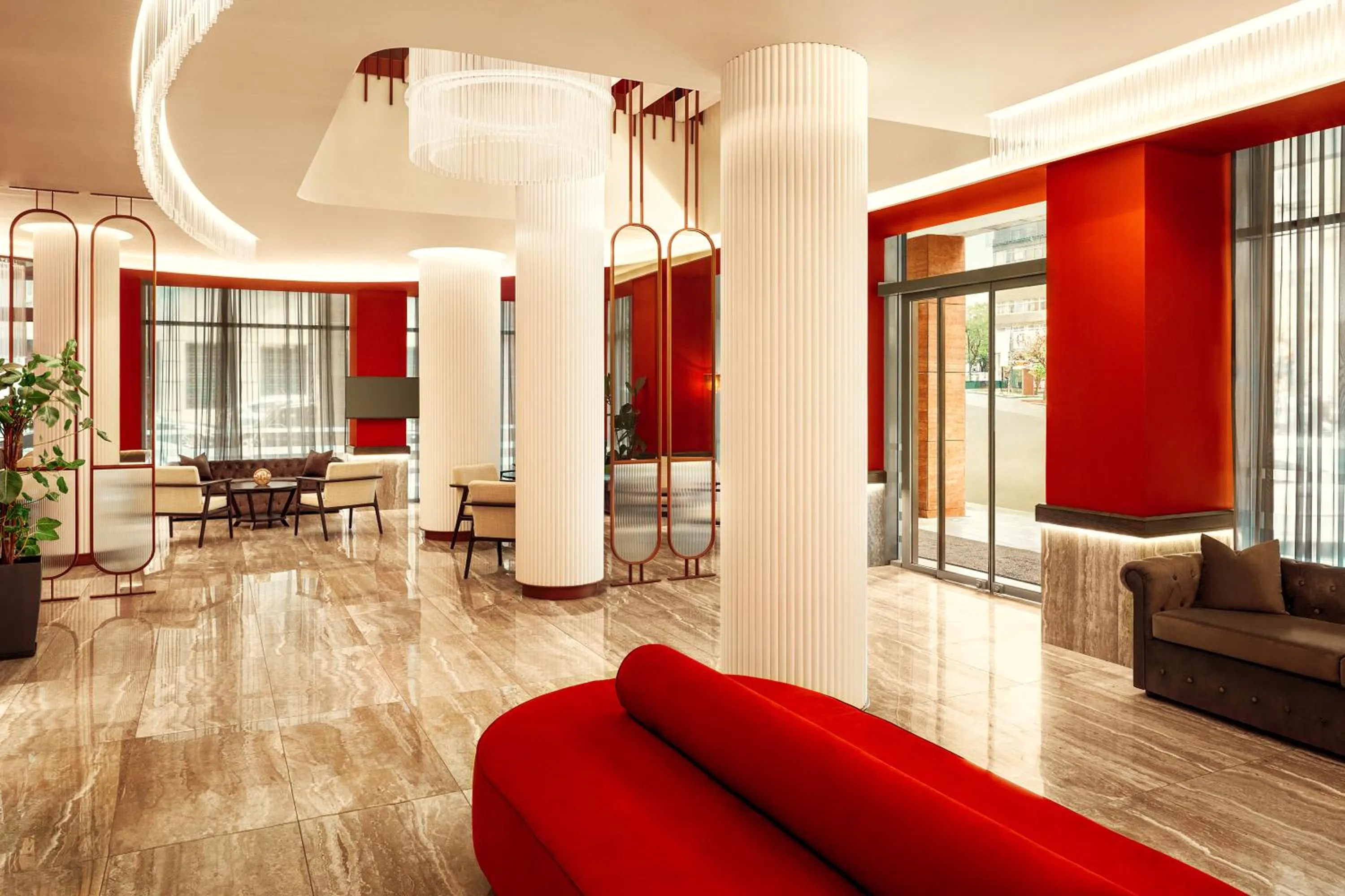 Seating area in Zeus Essence Athens Central, former Athens Key