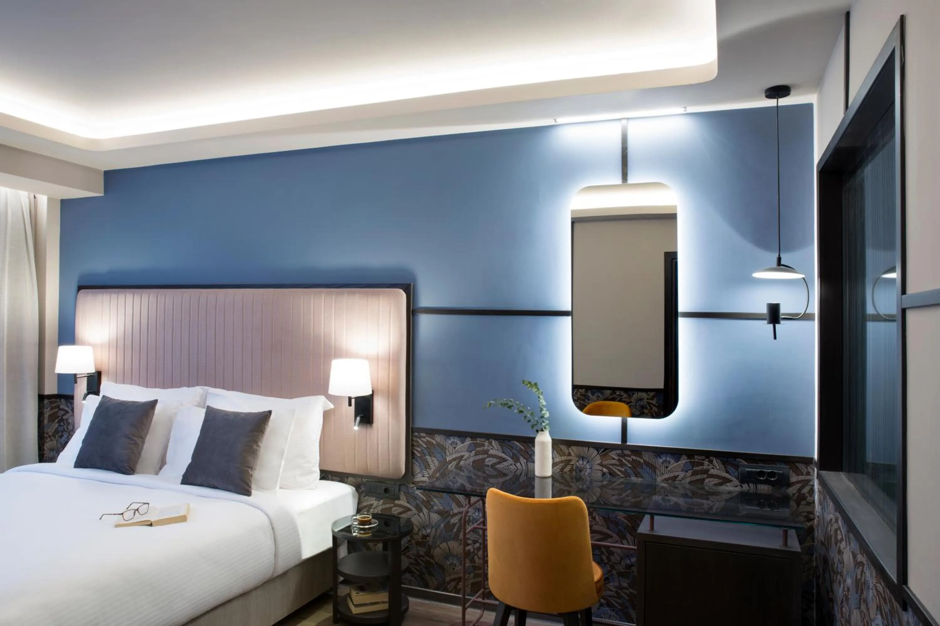 Bedroom, Bed in Zeus Essence Athens Central, former Athens Key