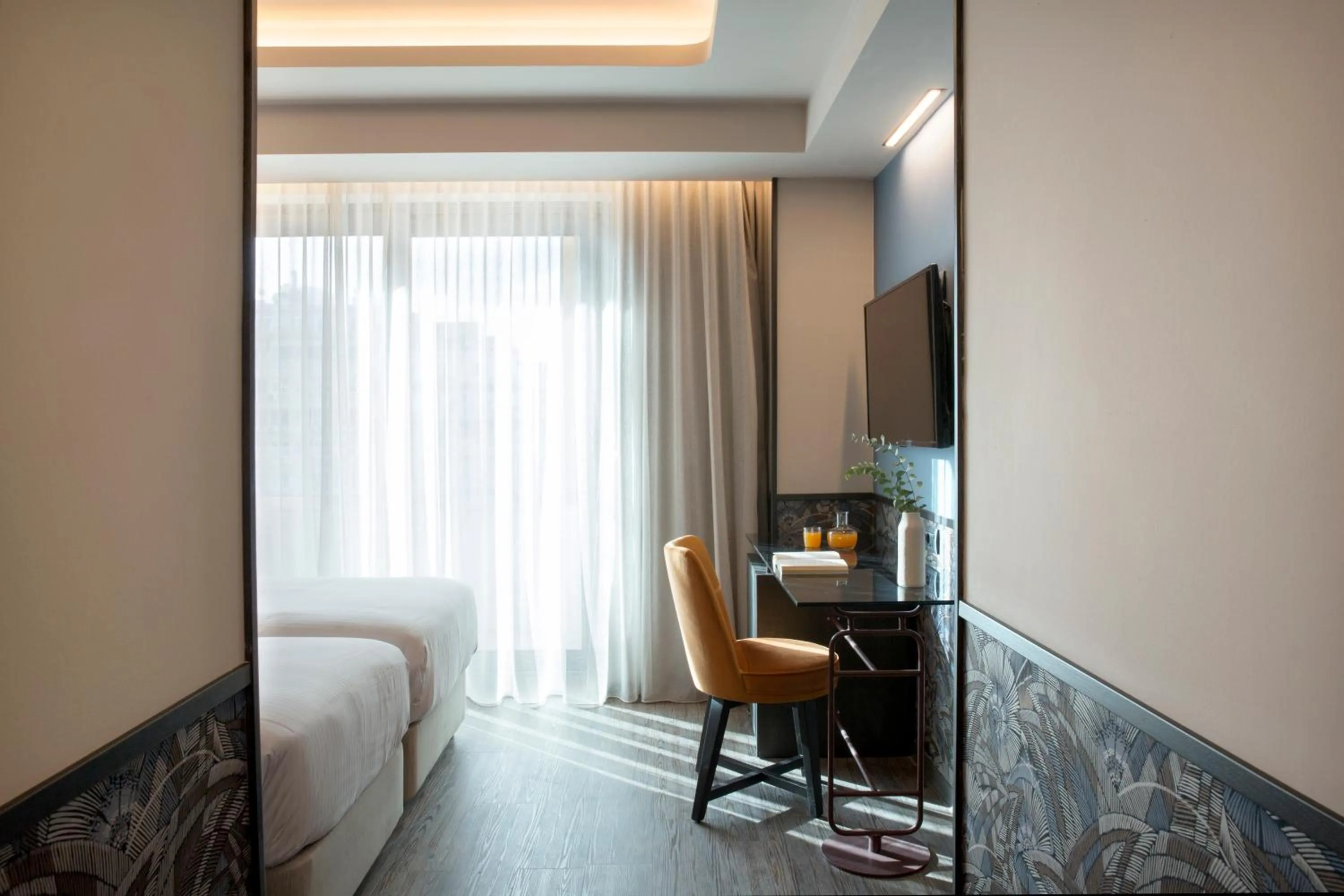 TV and multimedia, Bed in Zeus Essence Athens Central, former Athens Key