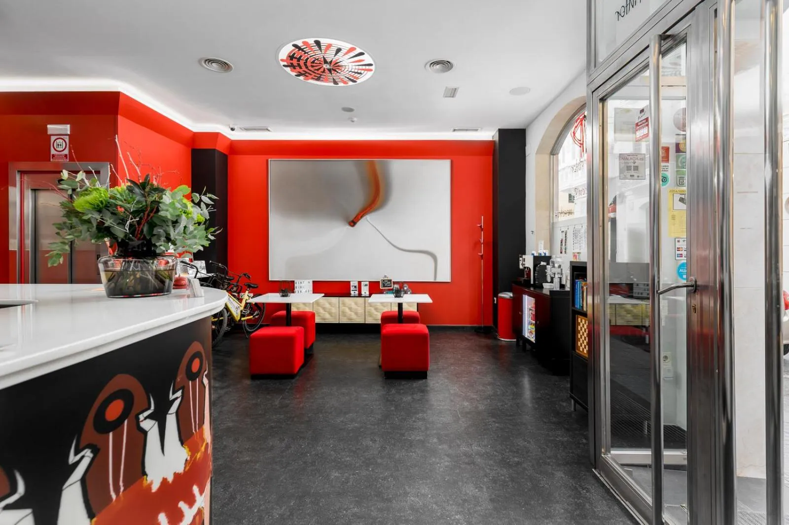 Lobby or reception in Hotel Del Pintor