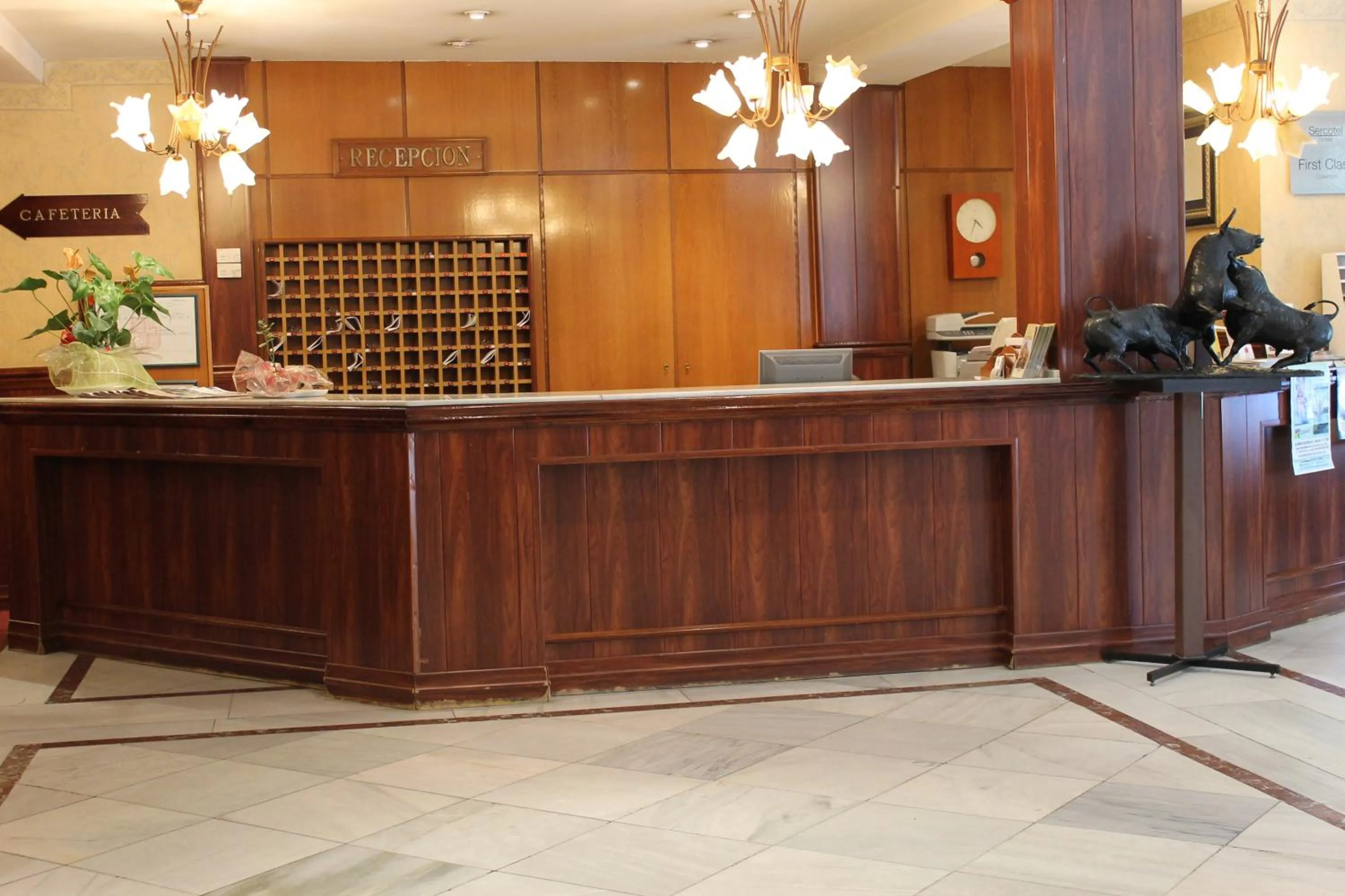 Lobby or reception in Hotel Monterrey