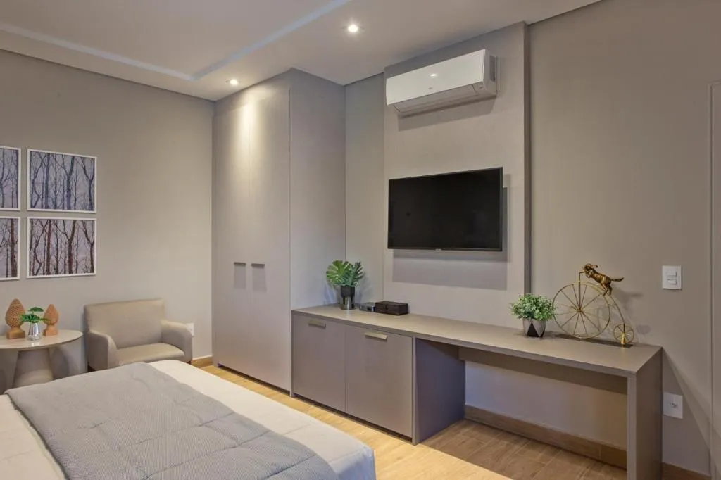 Bed in Casa Mantiqueira Hotel Boutique