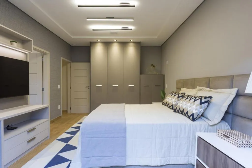 Bed in Casa Mantiqueira Hotel Boutique