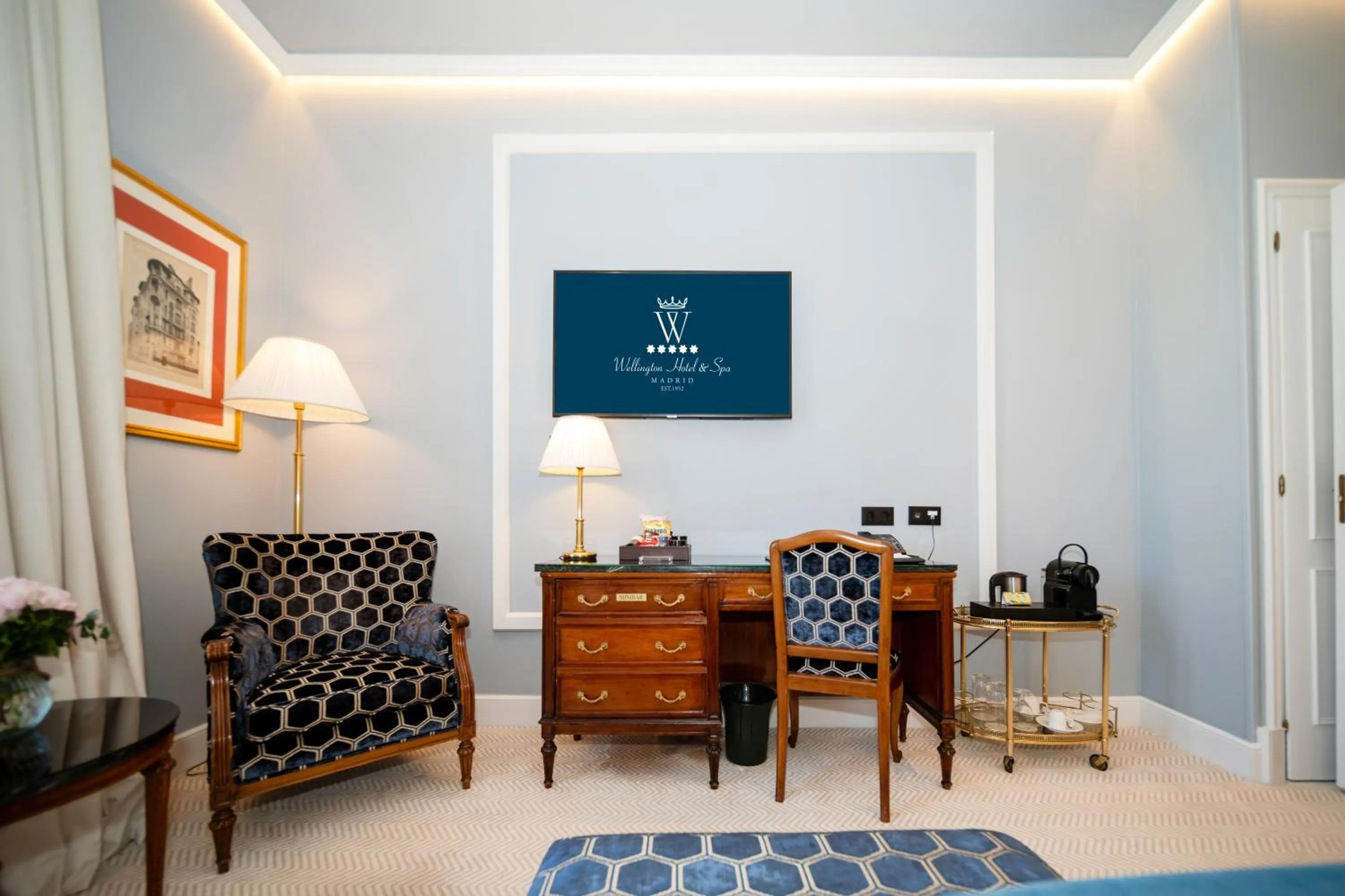 Bedroom in Wellington Hotel & Spa Madrid