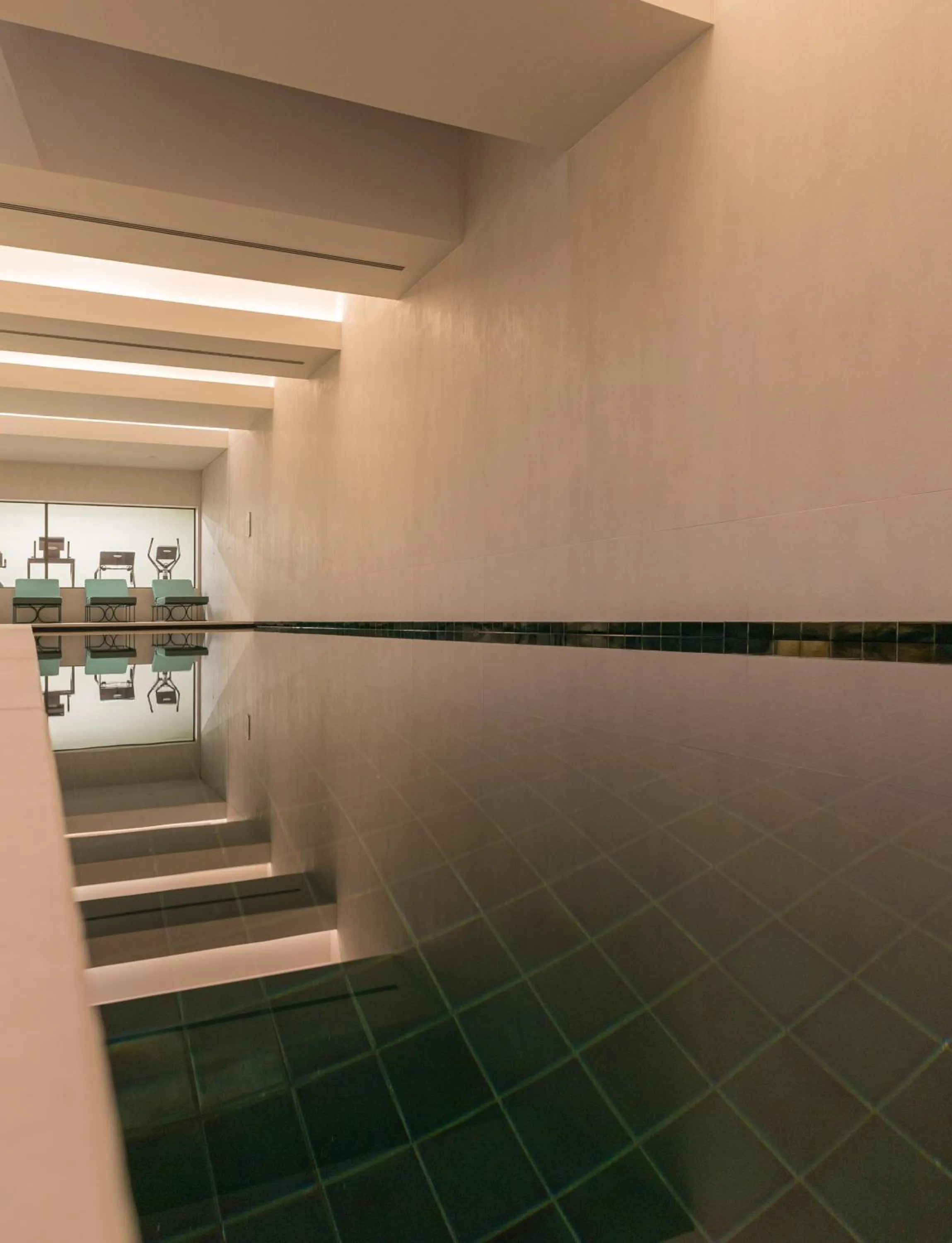 Swimming pool in LUSTER Hotel