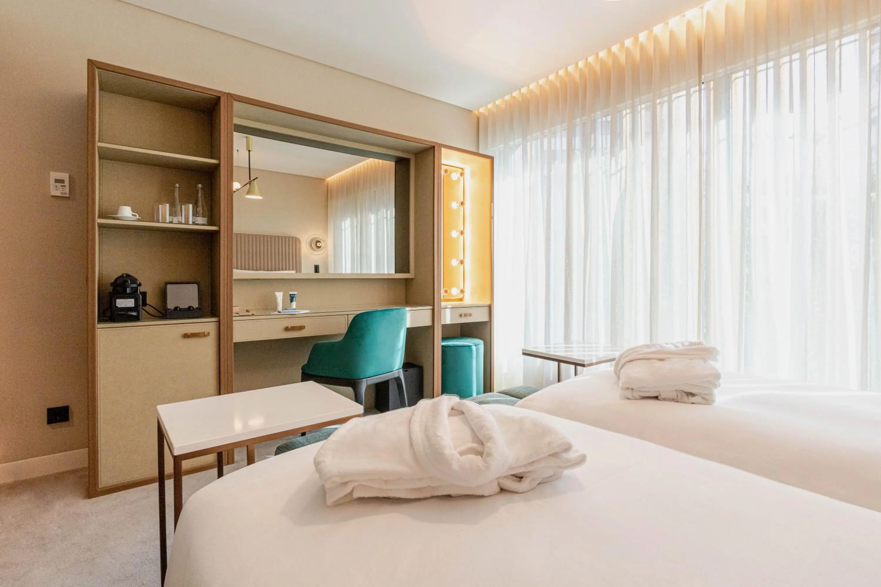 Photo of the whole room, Bed in LUSTER Hotel