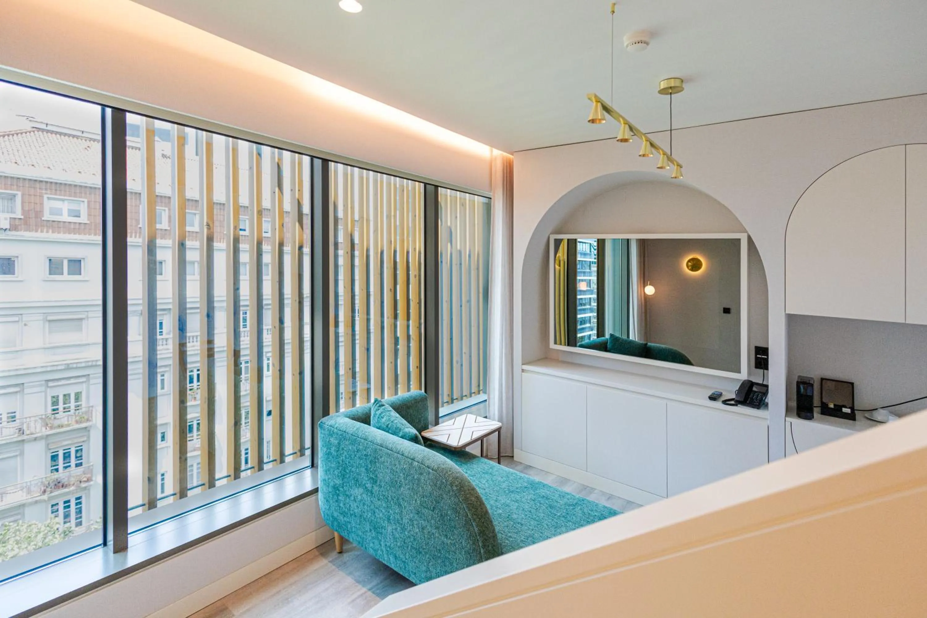 Living room in LUSTER Hotel