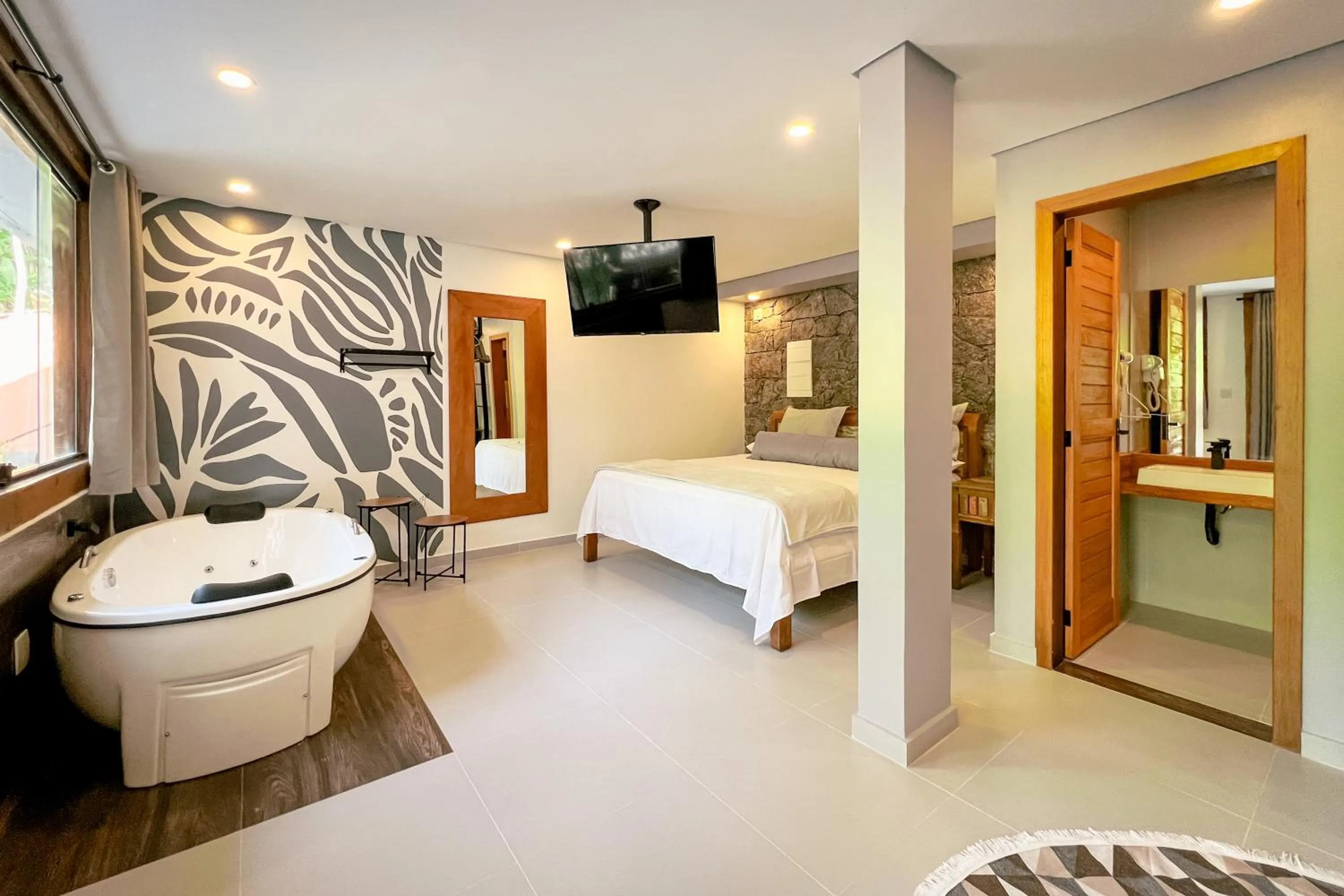 Bed in VELINN Pousada Canoa Ilhabela