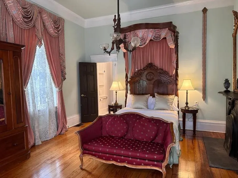 Bed in The Inn at Cedar Grove