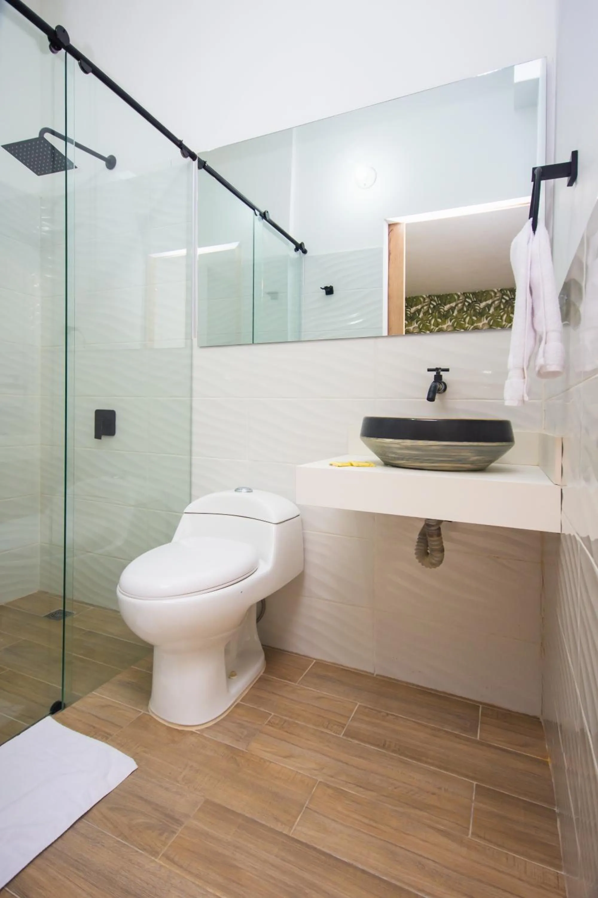 Shower in La Casona Hotel Boutique