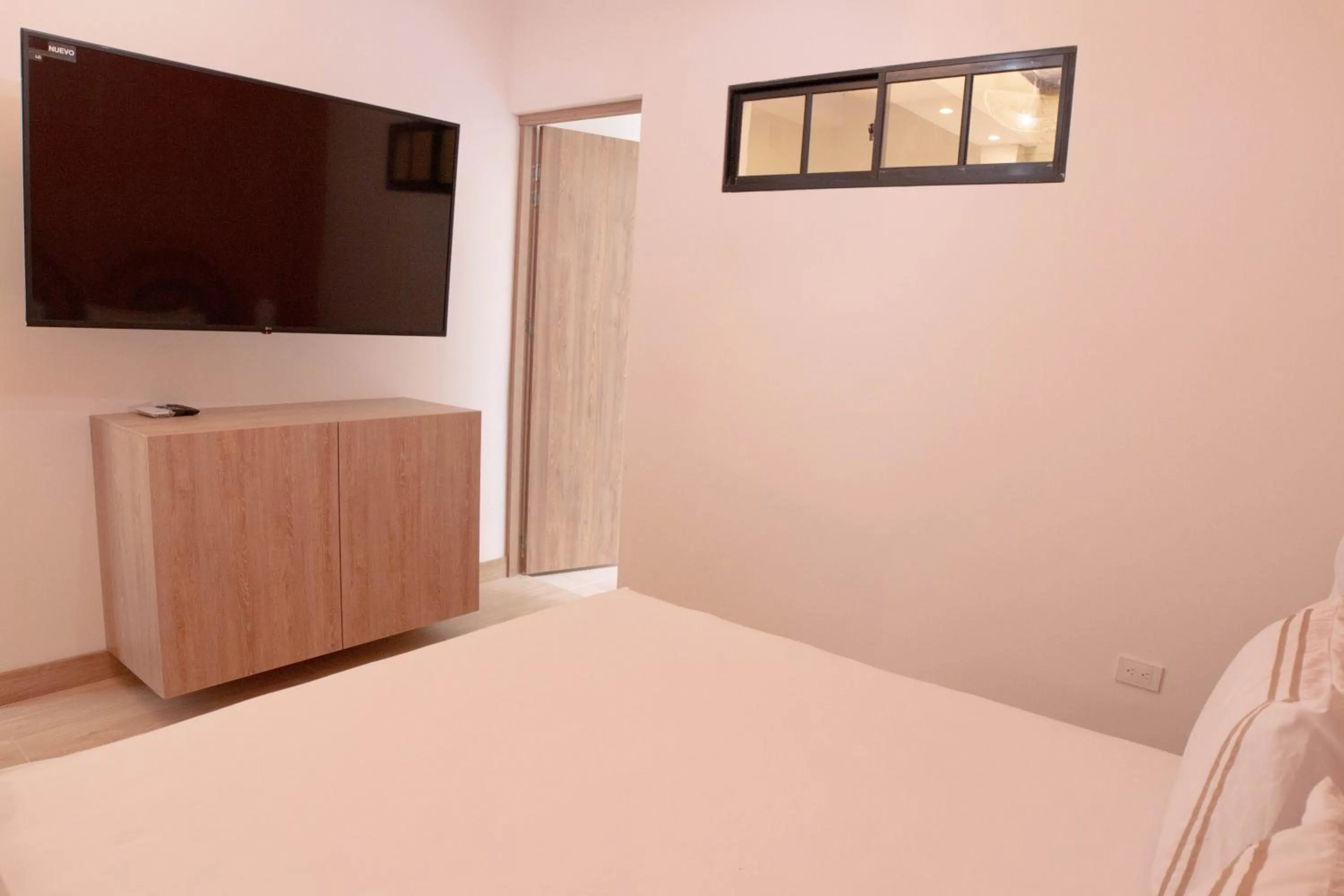 TV and multimedia, Bed in La Casona Hotel Boutique