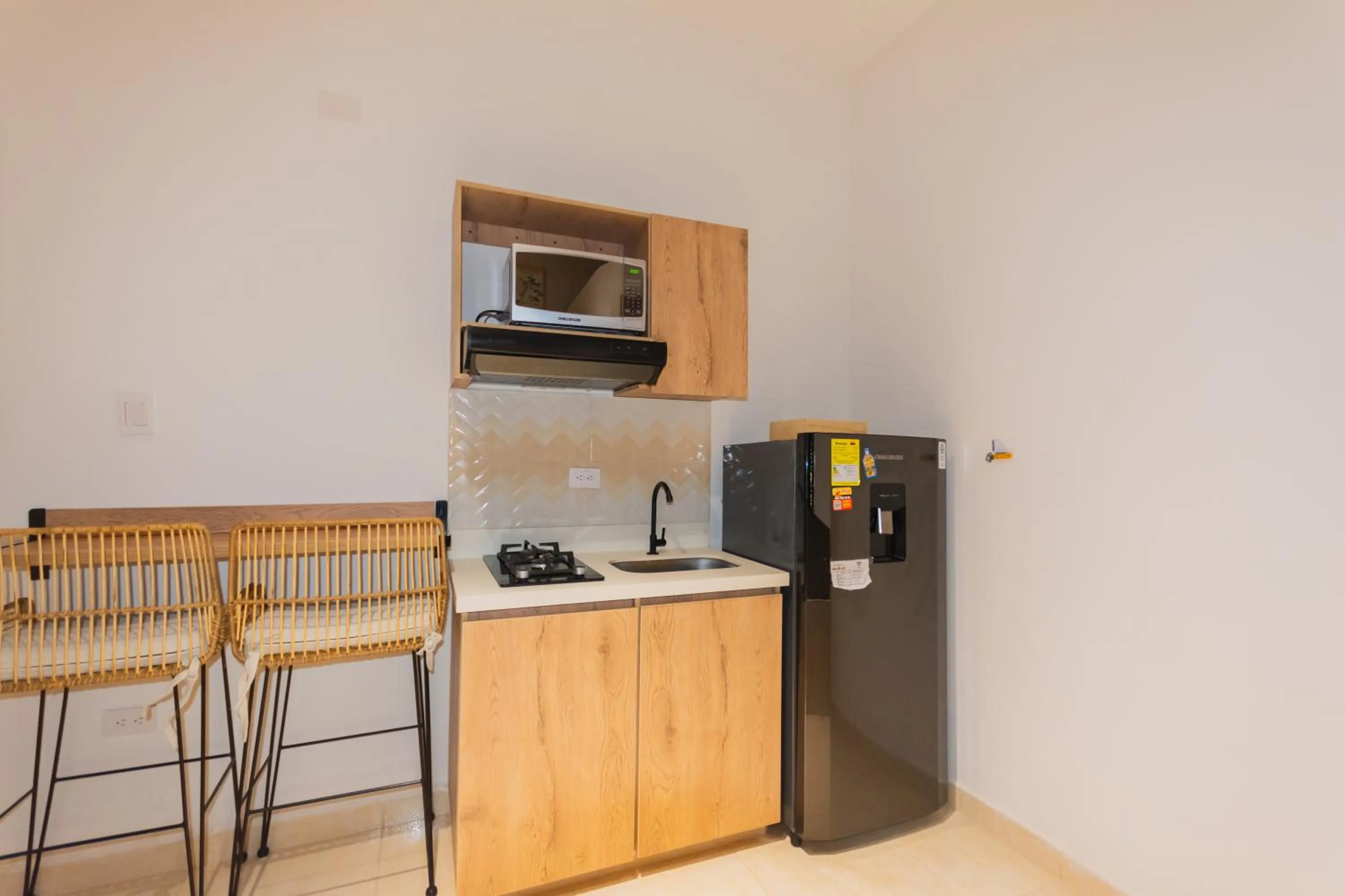 Kitchen or kitchenette in La Casona Hotel Boutique