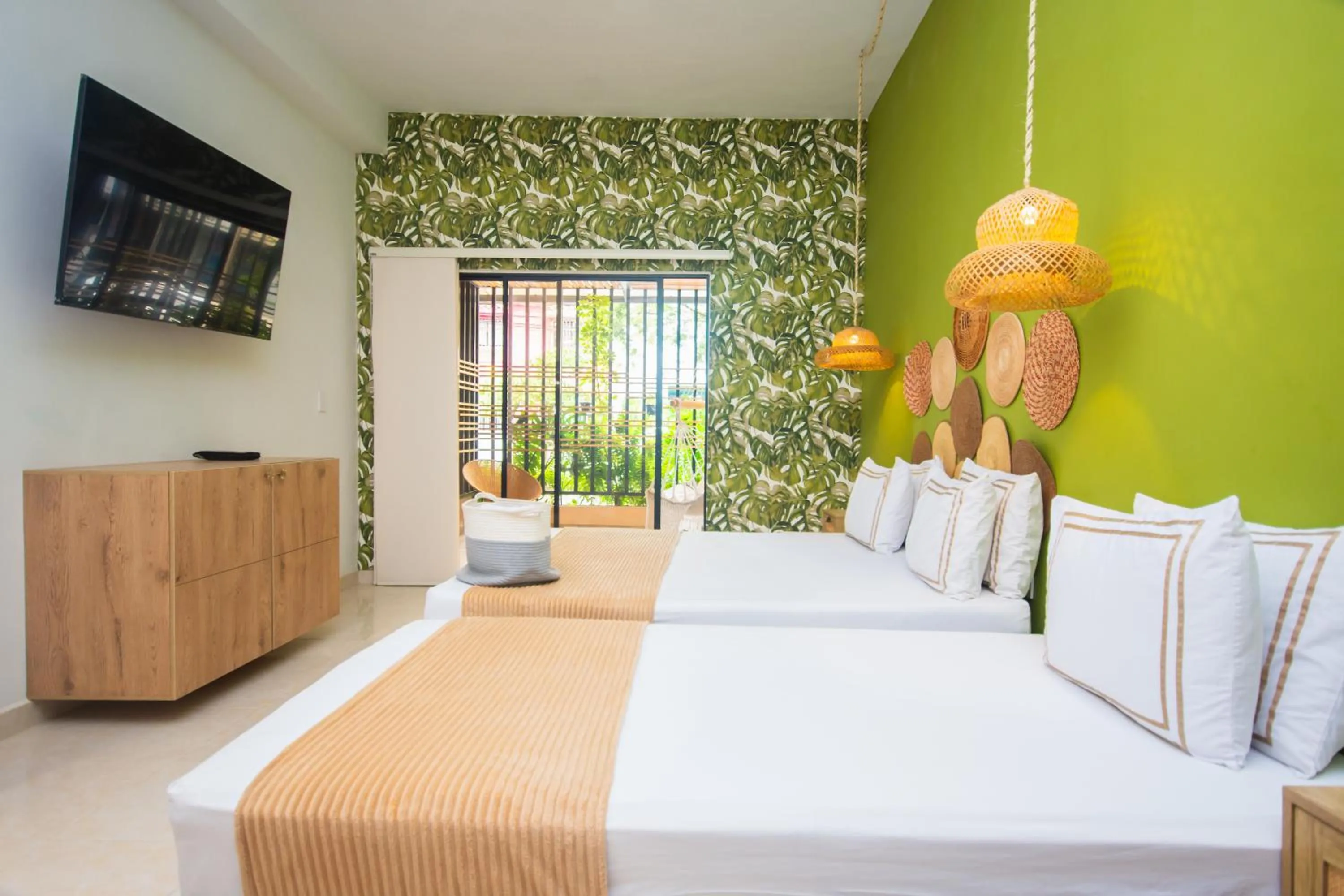 Bed in La Casona Hotel Boutique