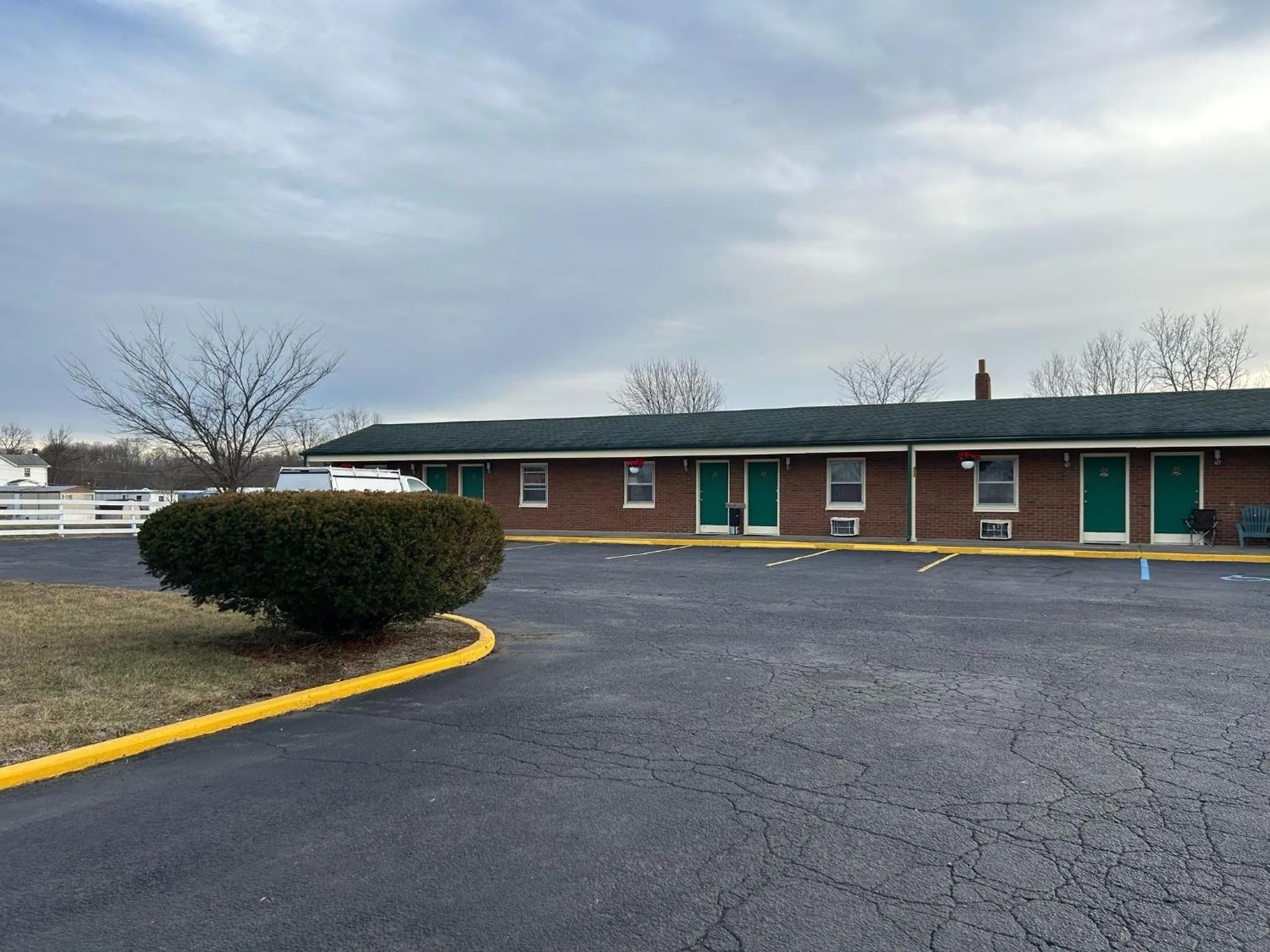 Property building in Hillcrest Motel by Oyo Aurora near Lawrenceburg