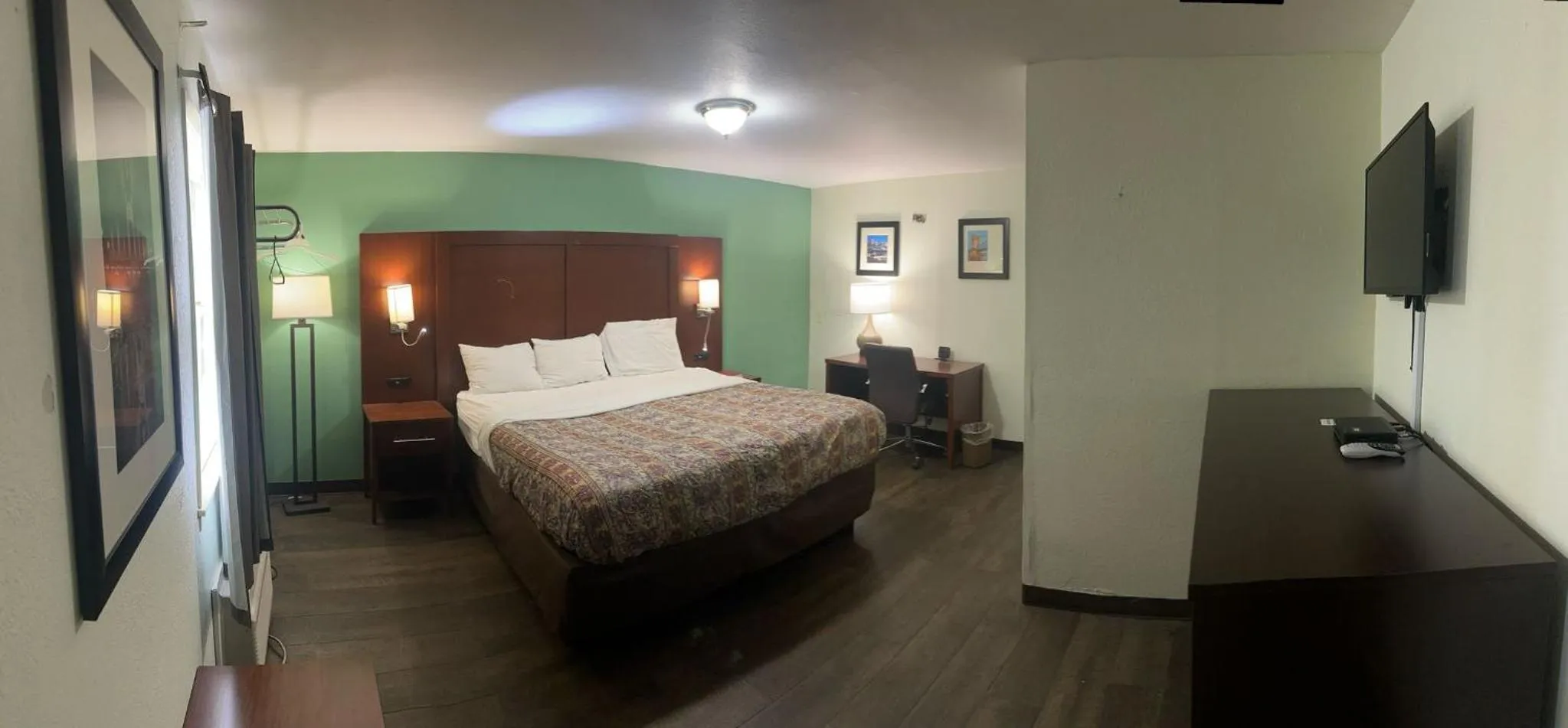 Bedroom, Bed in Hillcrest Motel by Oyo Aurora near Lawrenceburg