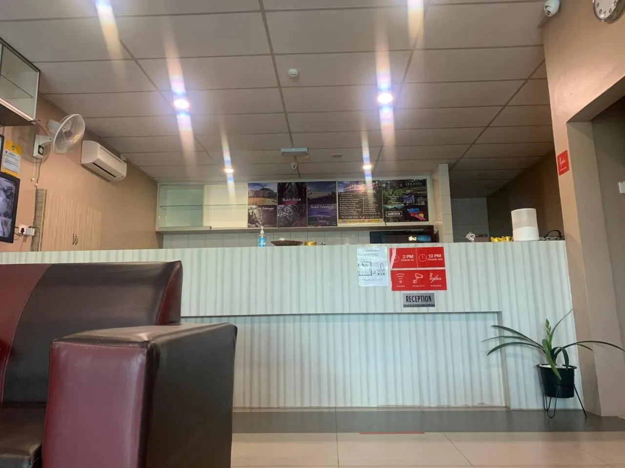 Seating area in SY JERANTUT HOTEL