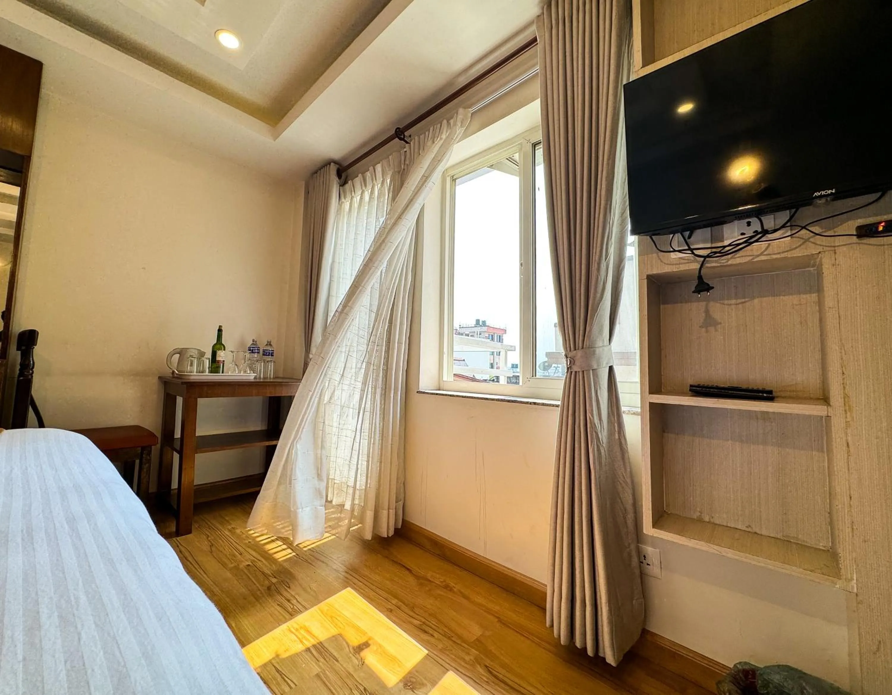 Bed in Hotel Abi International