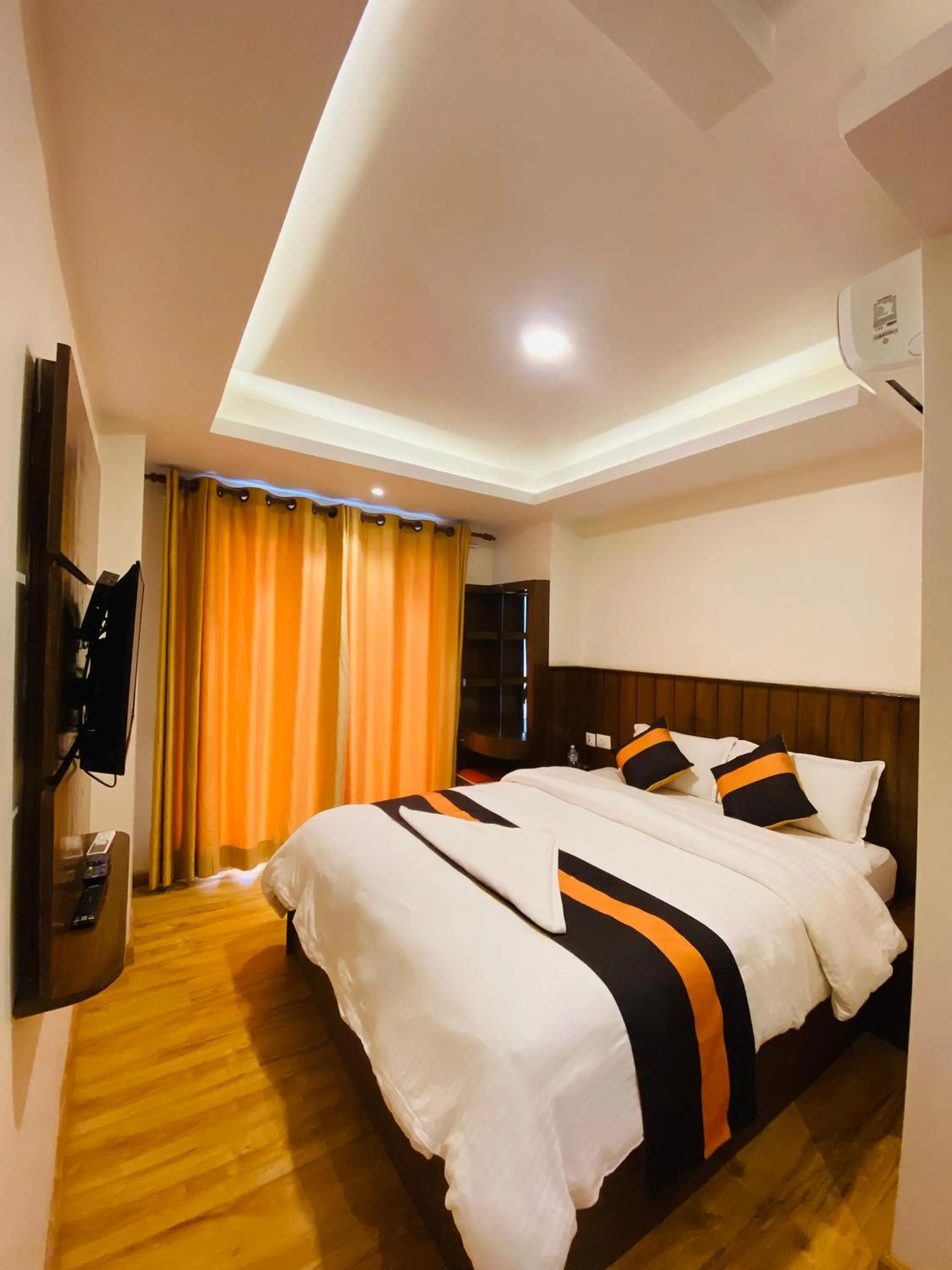 Bed in Hotel Abi International