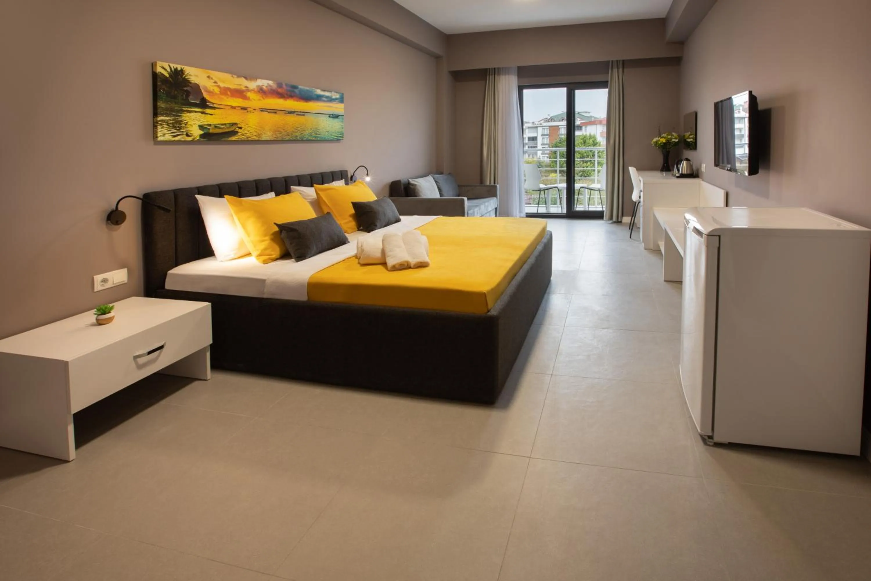 Bed in First Joy Hotel