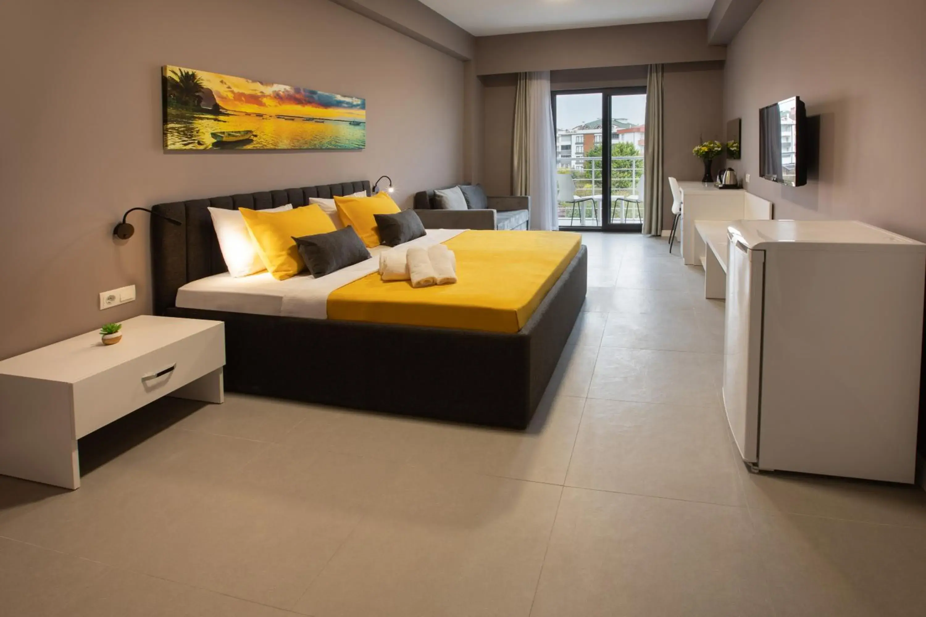 Family Room with Side Sea View in First Joy Hotel Family Room with Side Sea View in First Joy Hotel