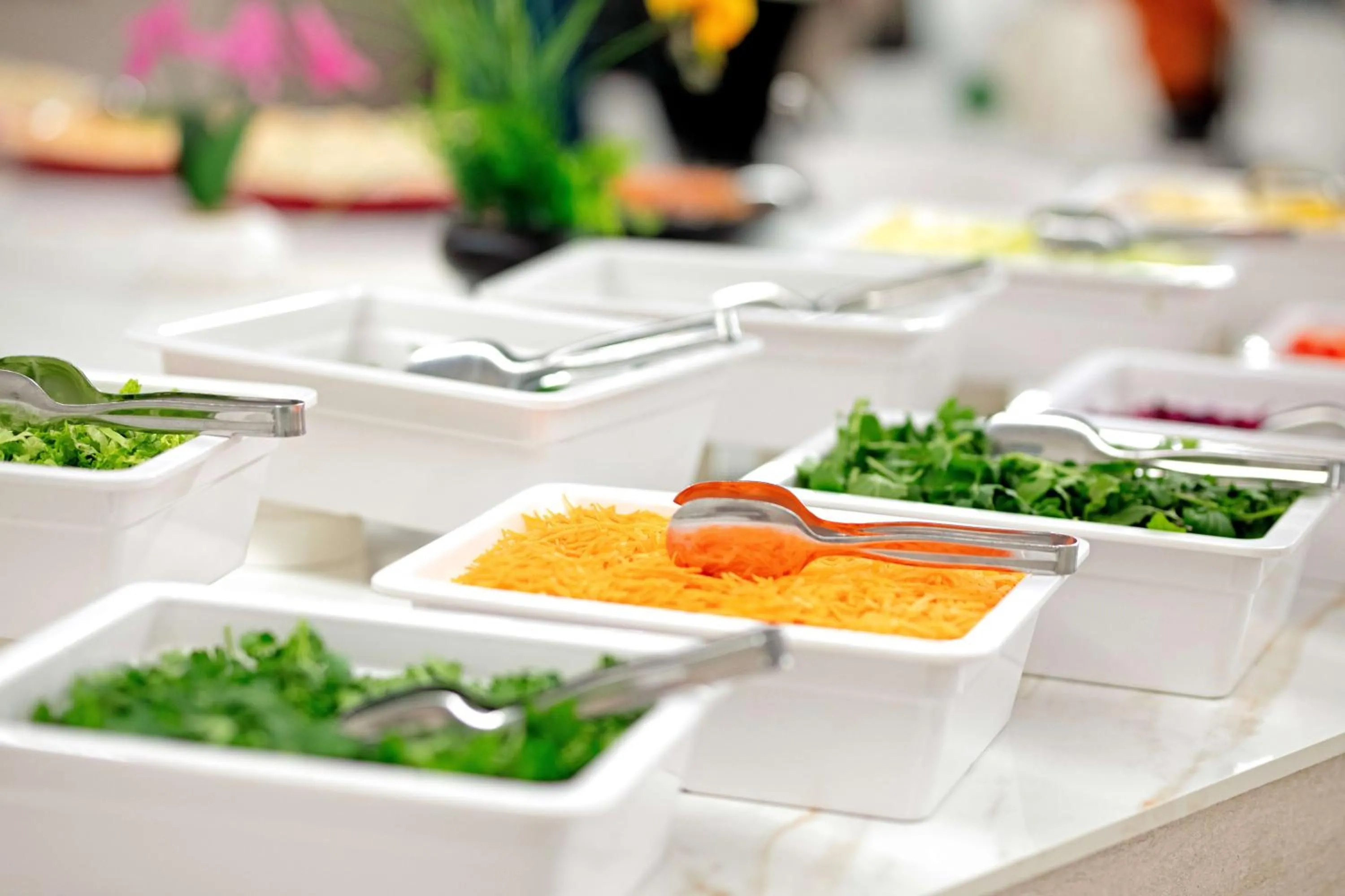 Buffet breakfast in First Joy Hotel