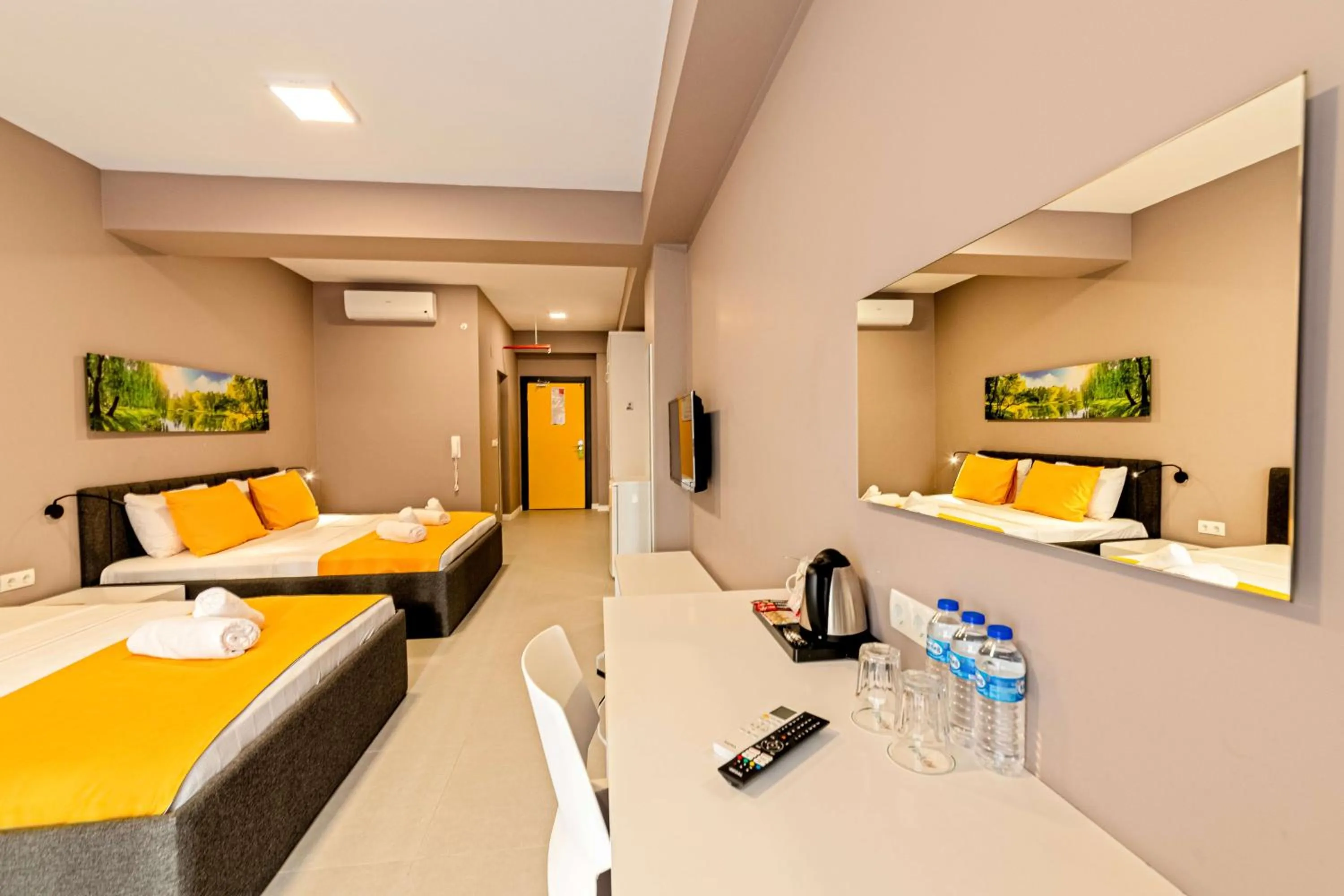 Bedroom, Bed in First Joy Hotel