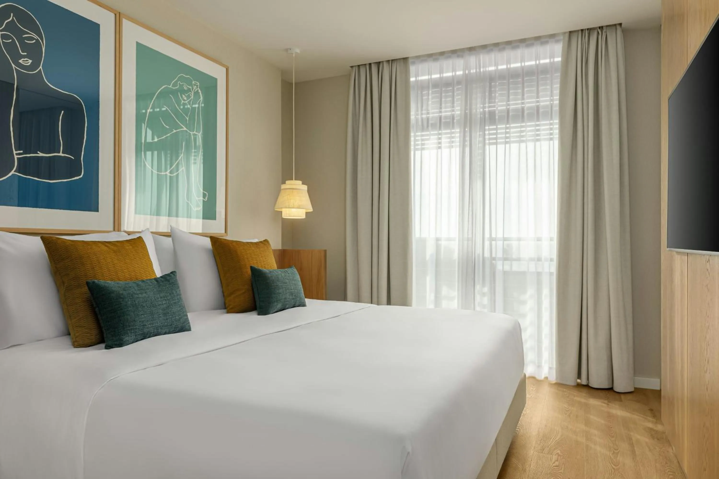Bedroom, Bed in AC Hotel by Marriott Gava Mar Airport