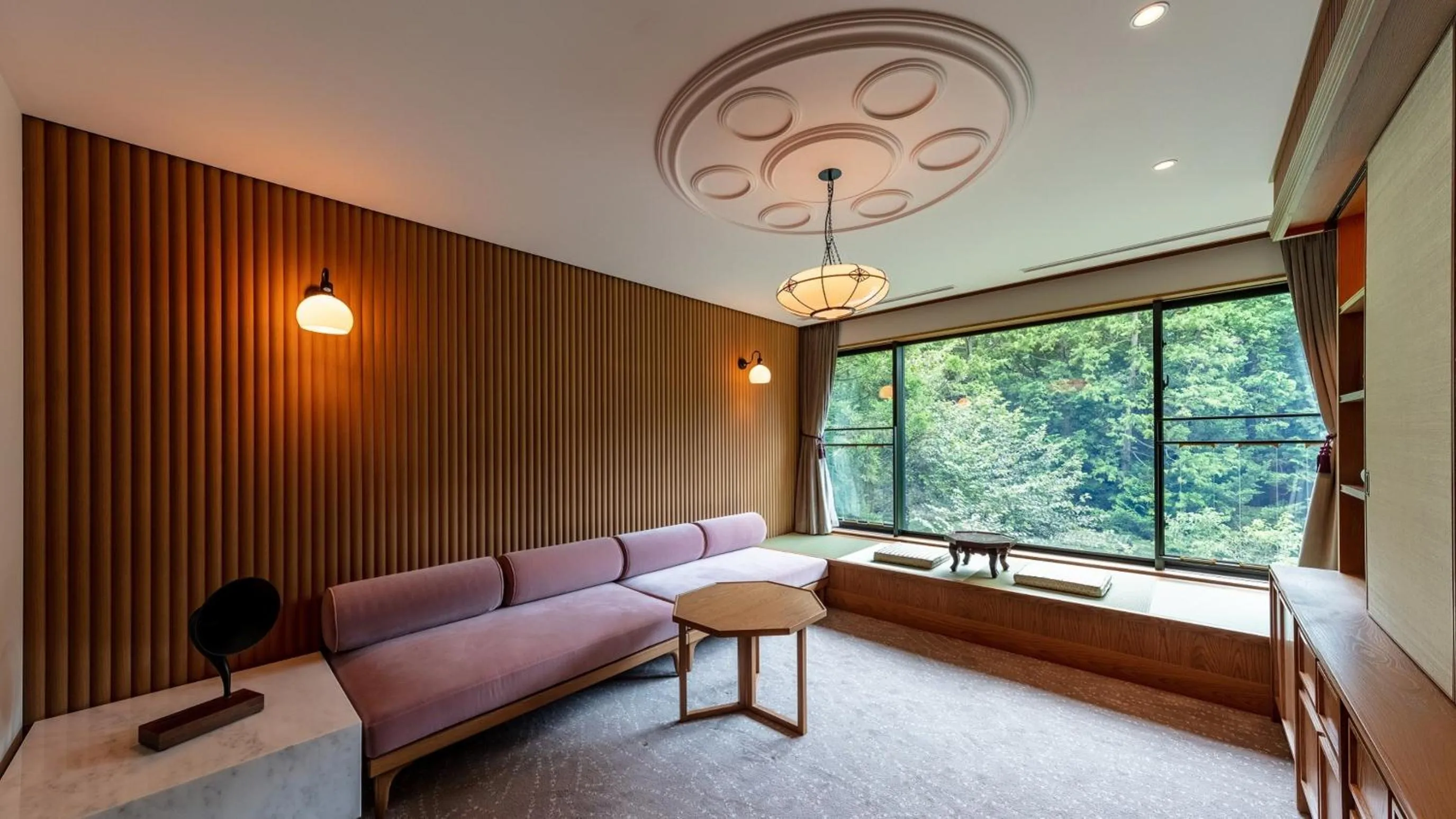 Living room in Fufu Nikko