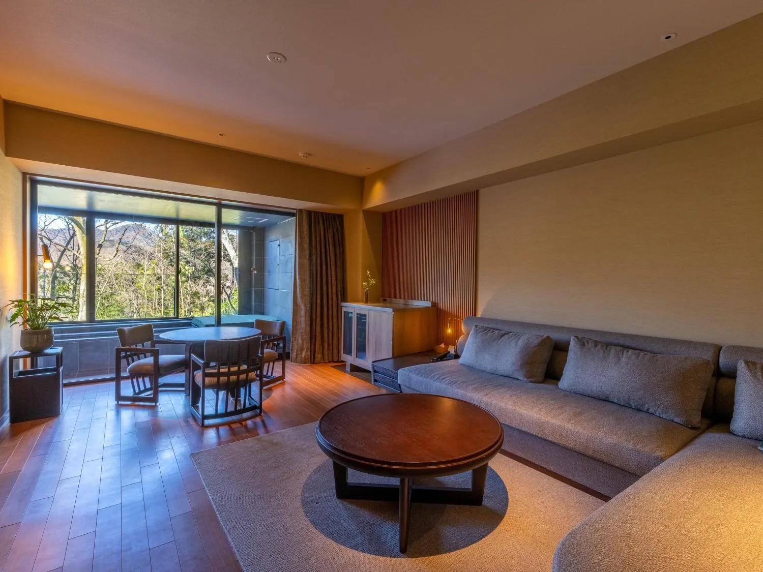 Living room in Fufu Hakone
