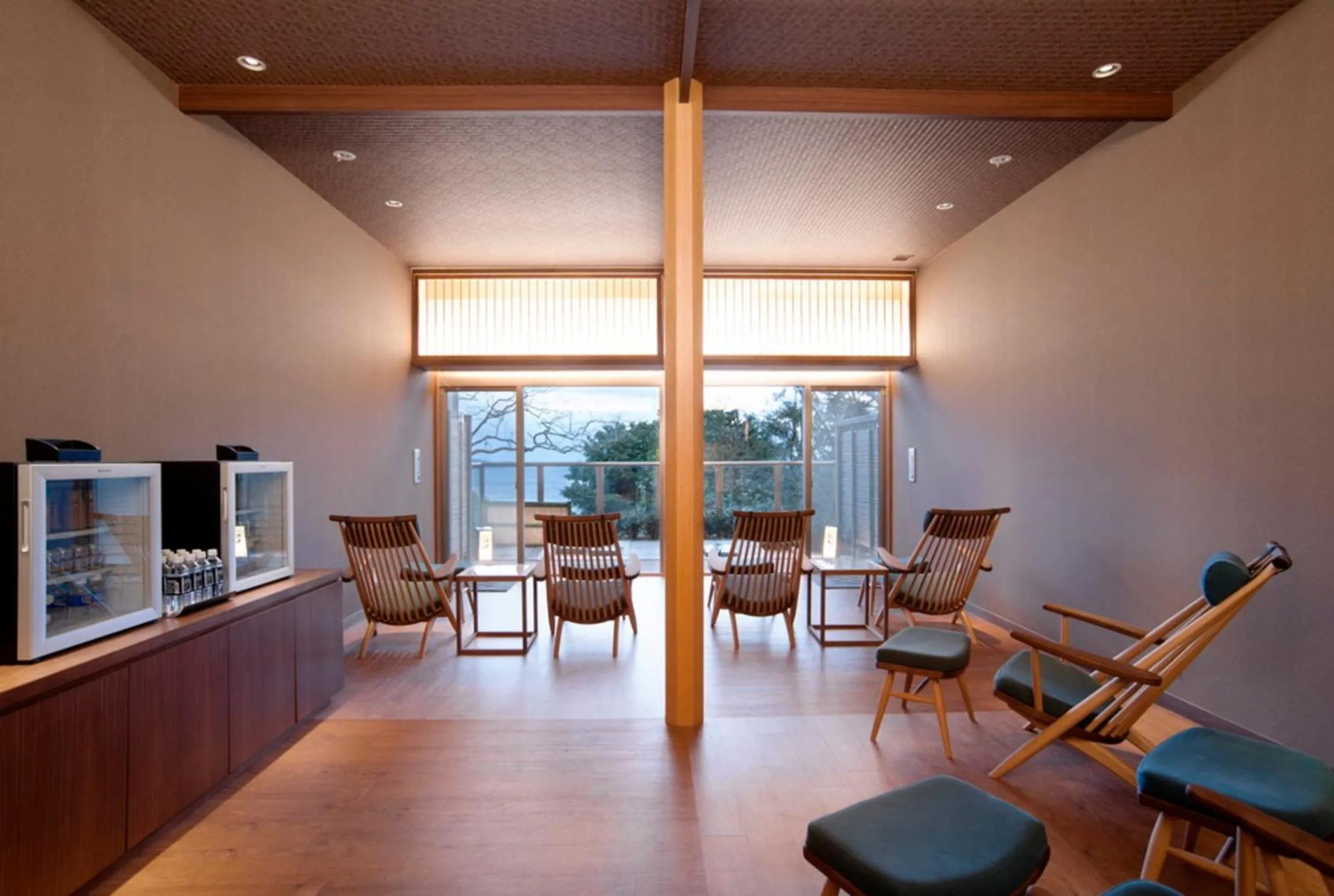 Seating area in Atami Sekaie