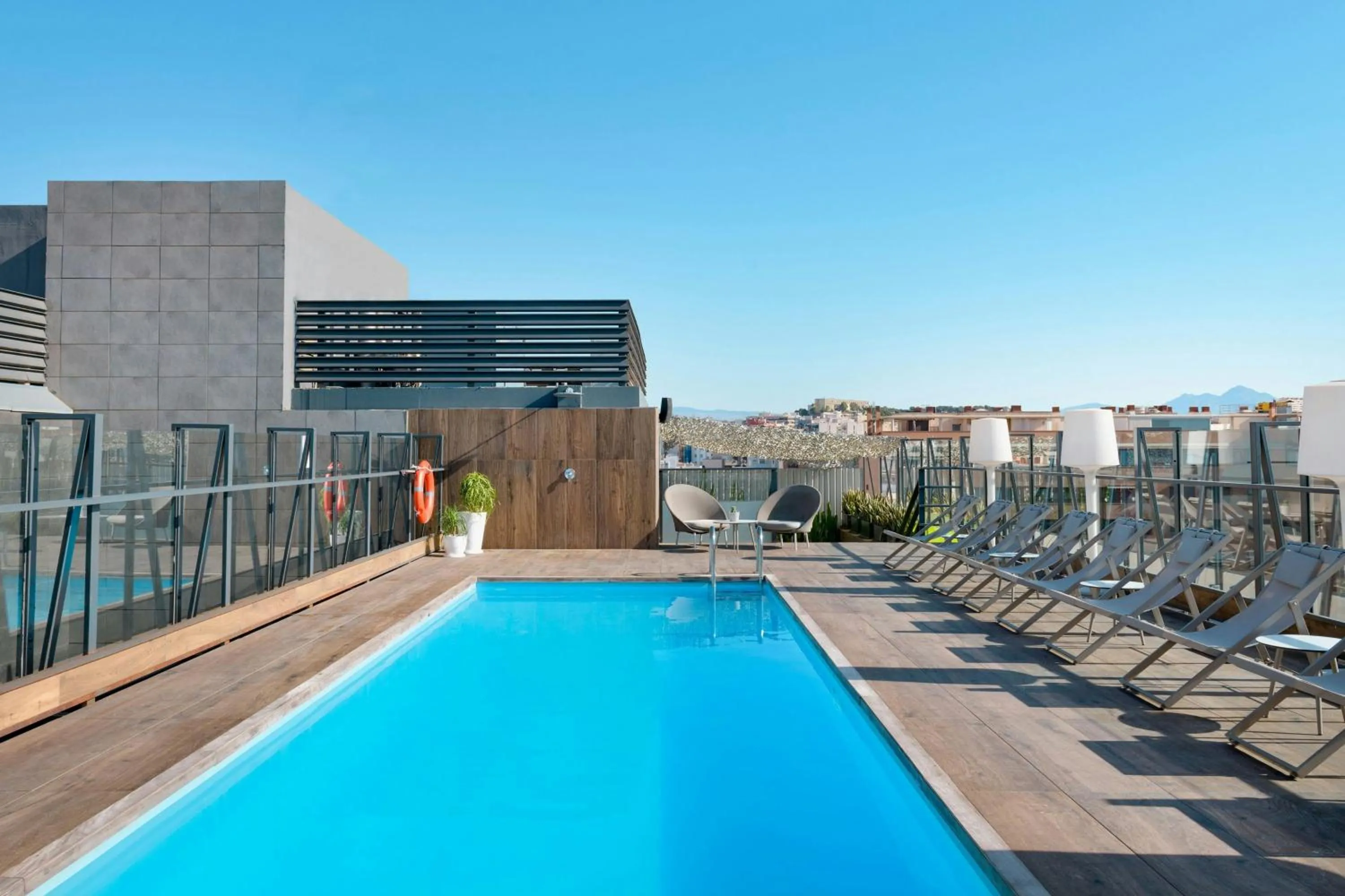 Swimming pool in AC Hotel by Marriott Alicante