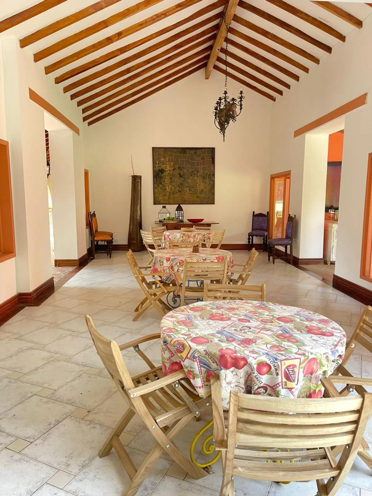 Dining area in Finca Hotel Guadalupe