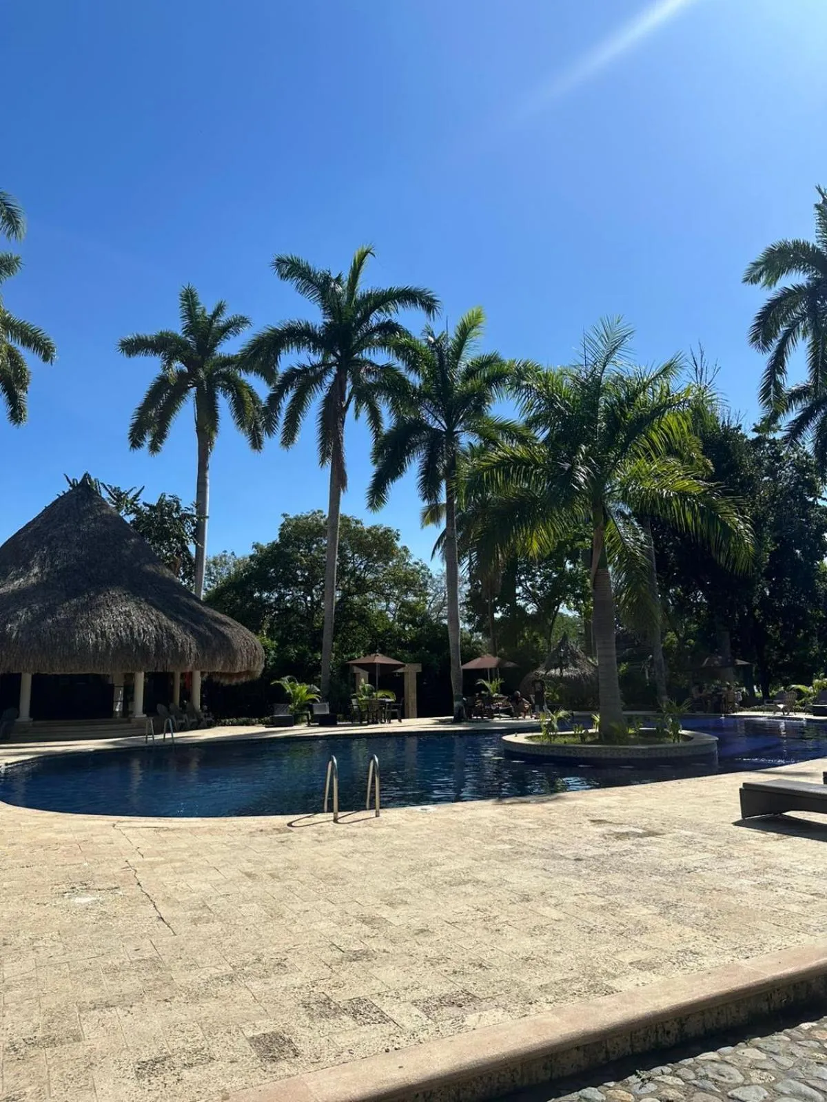 Swimming pool in Finca Hotel Guadalupe