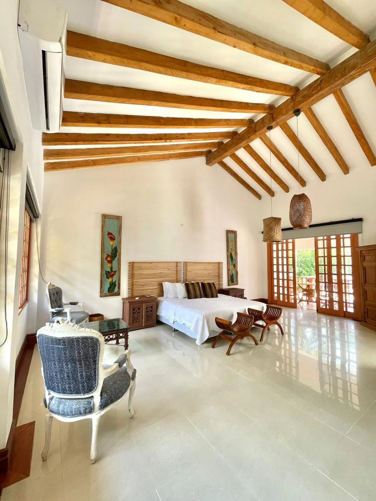 Bedroom in Finca Hotel Guadalupe
