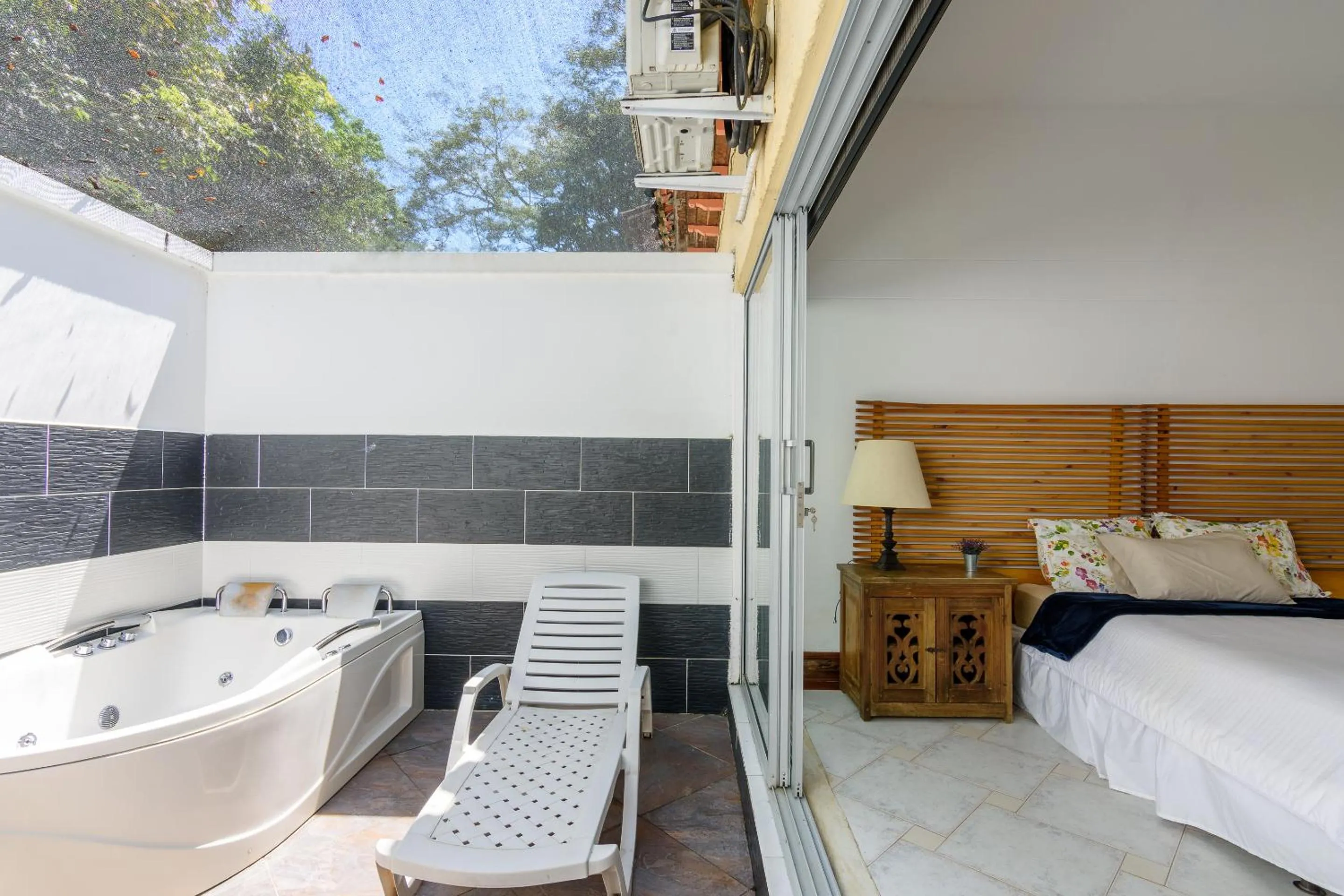 Bed in Finca Hotel Guadalupe