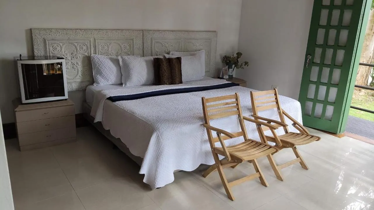 Bed in Finca Hotel Guadalupe