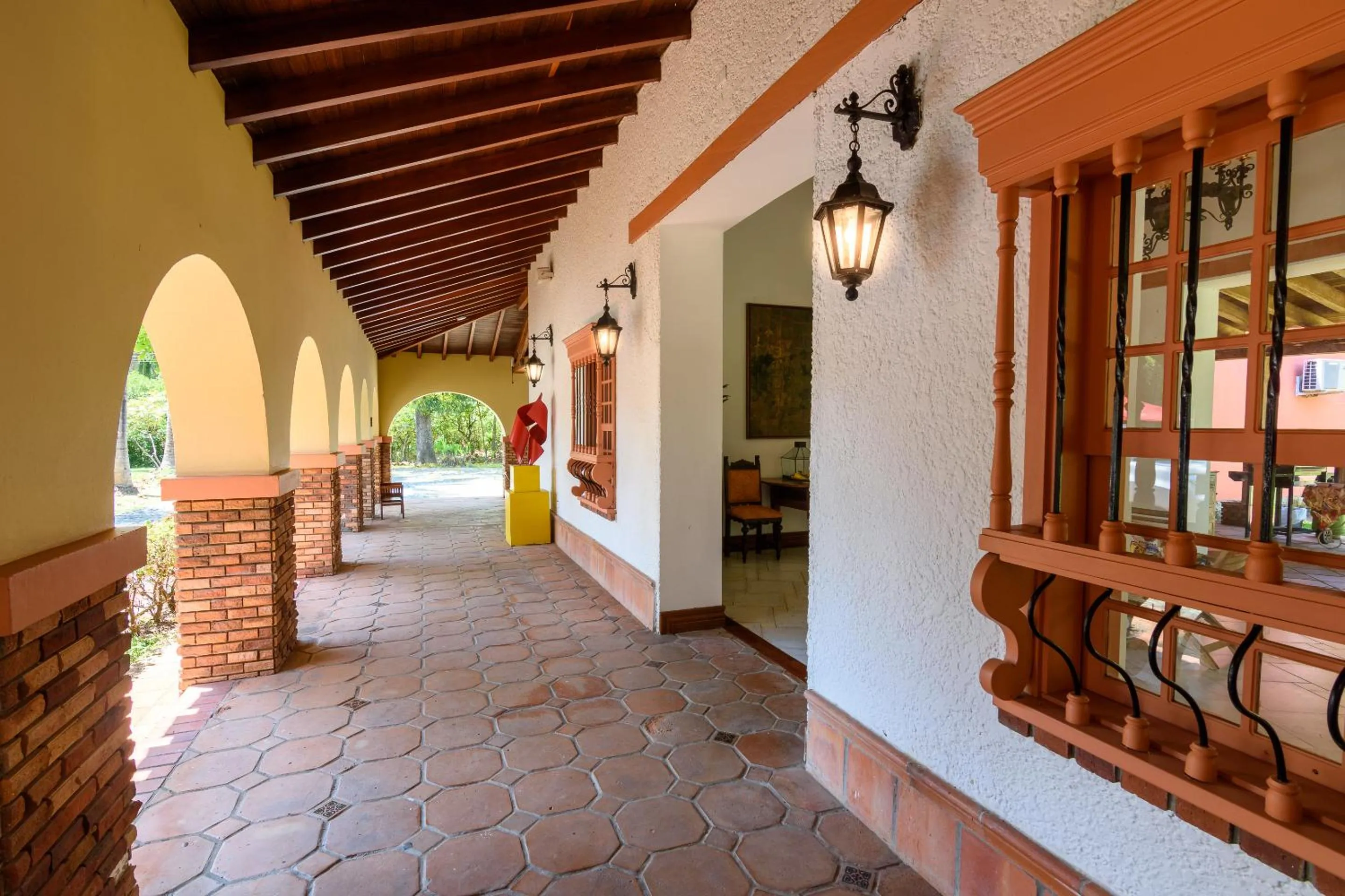 Lobby or reception in Finca Hotel Guadalupe