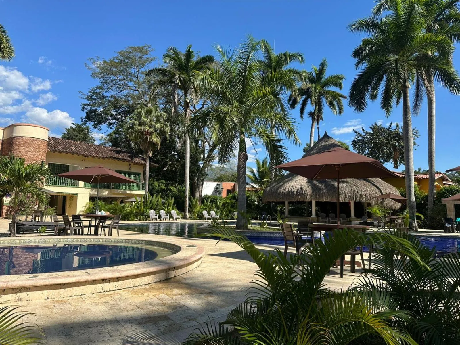 Swimming pool in Finca Hotel Guadalupe