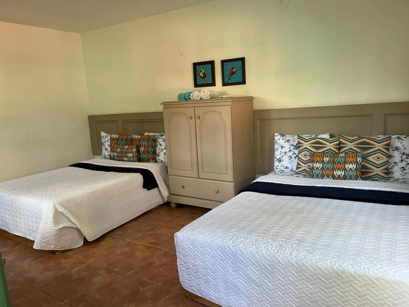Bed in Finca Hotel Guadalupe