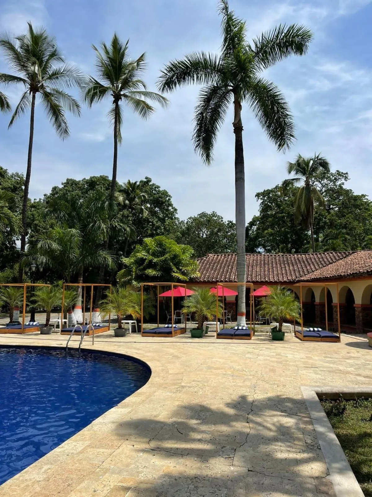 Swimming pool in Finca Hotel Guadalupe
