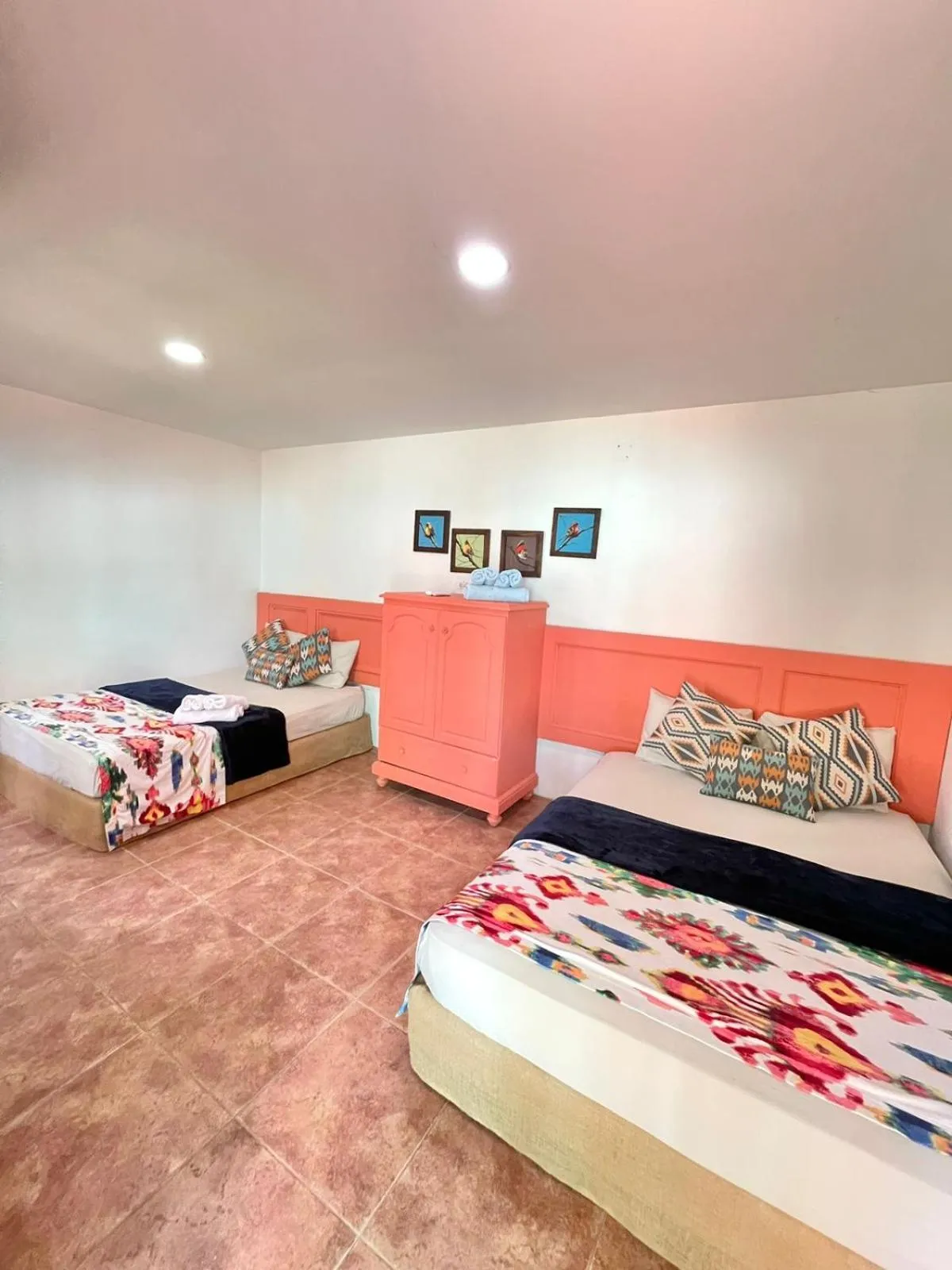 Bed in Finca Hotel Guadalupe