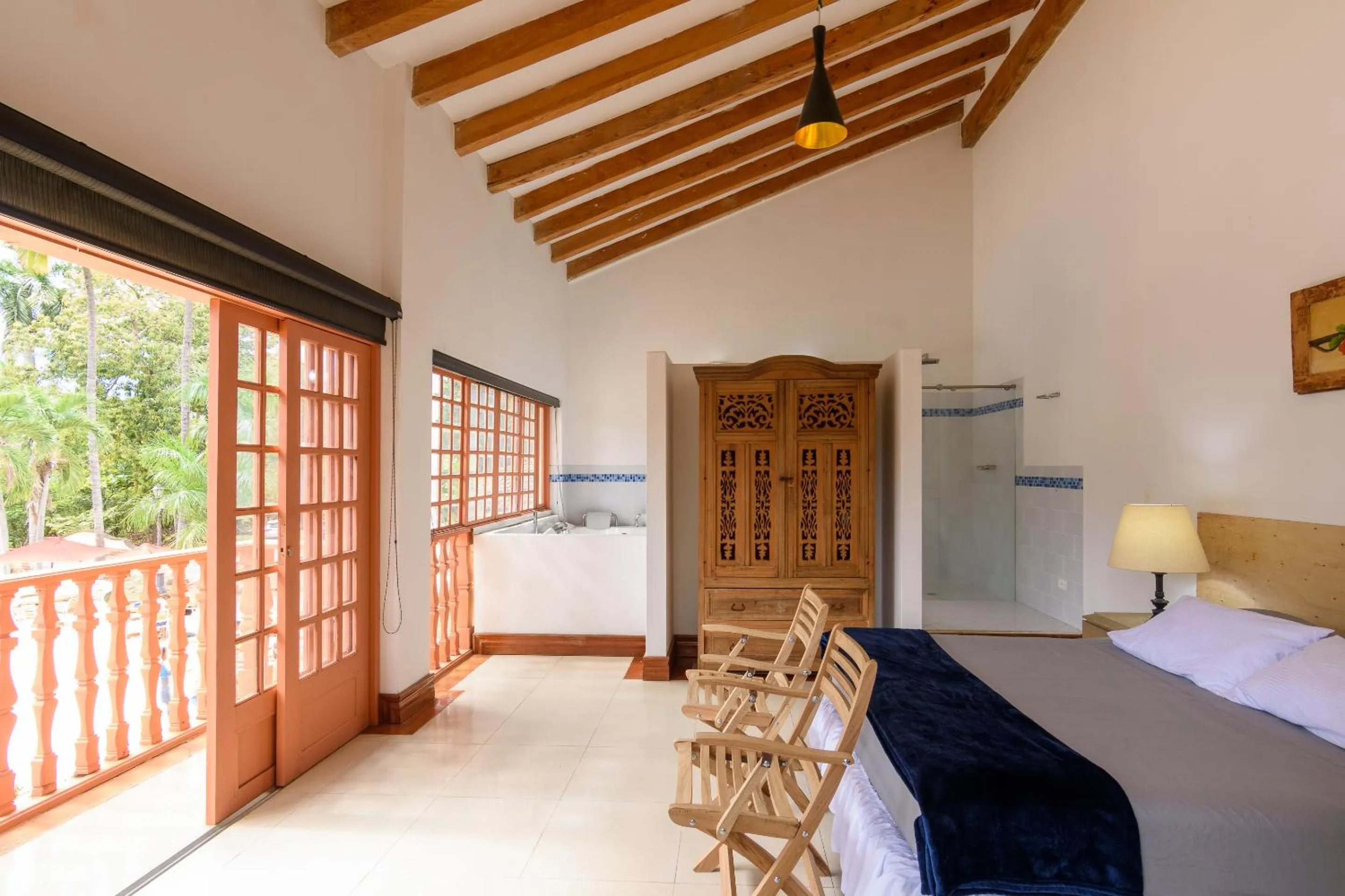 Photo of the whole room, Bed in Finca Hotel Guadalupe