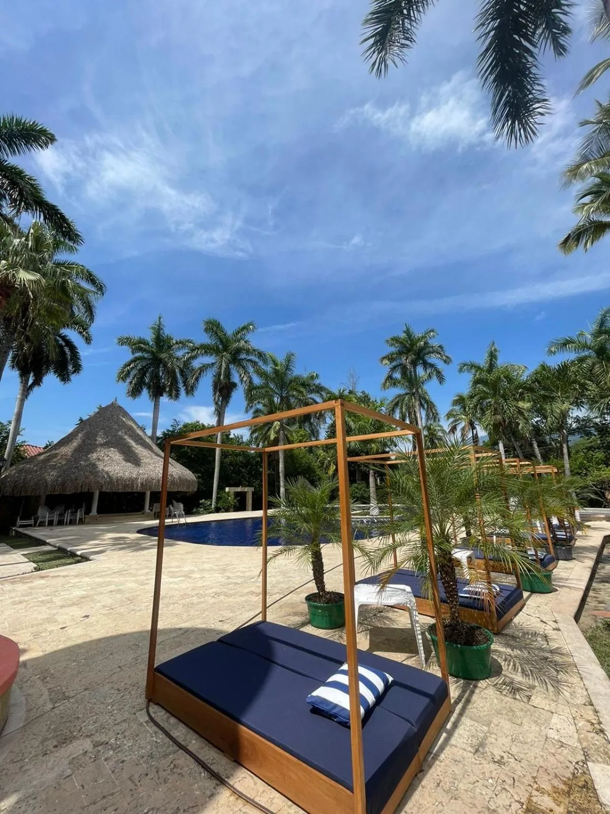 Swimming pool in Finca Hotel Guadalupe
