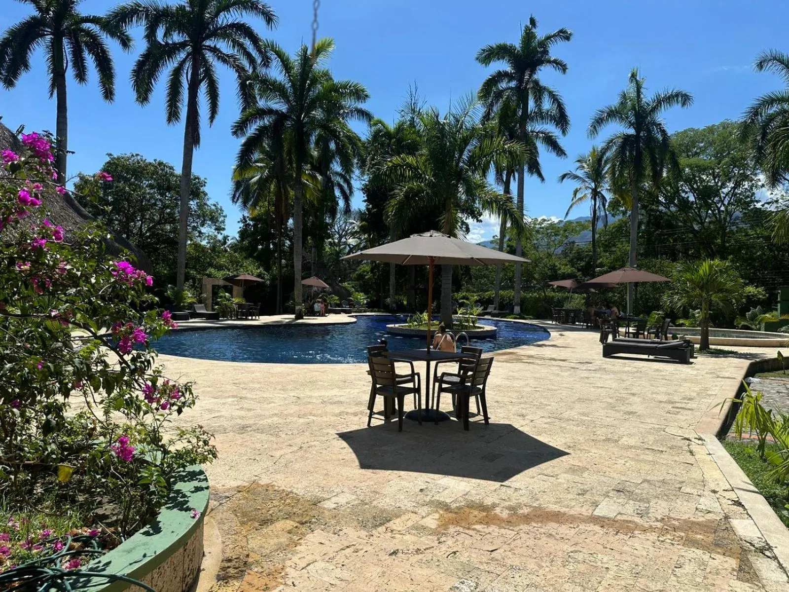 Swimming pool in Finca Hotel Guadalupe