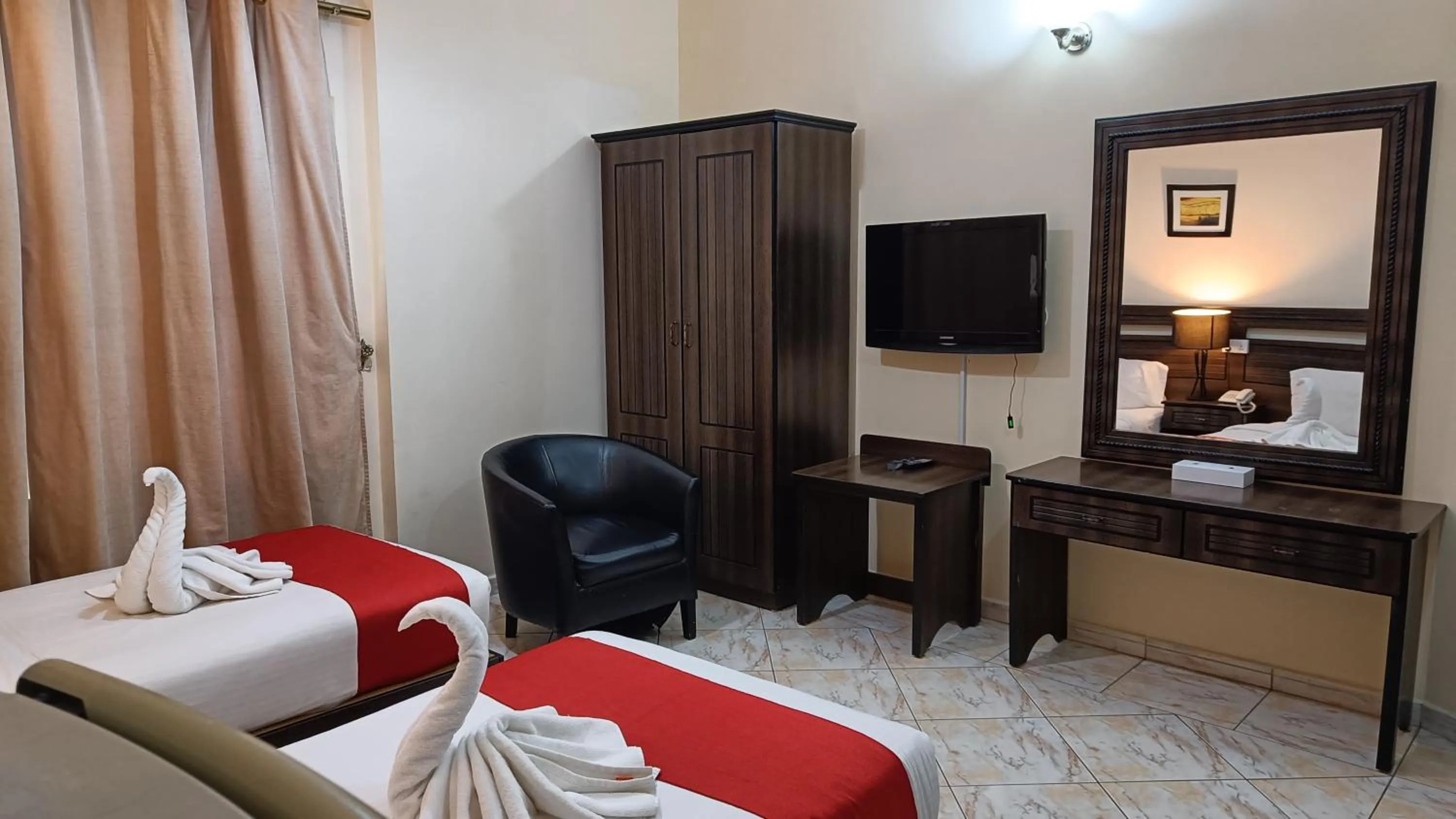 Bedroom, Bed in Ruwi Beach Hotel Apartments - MAHA HOSPITALITY GROUP