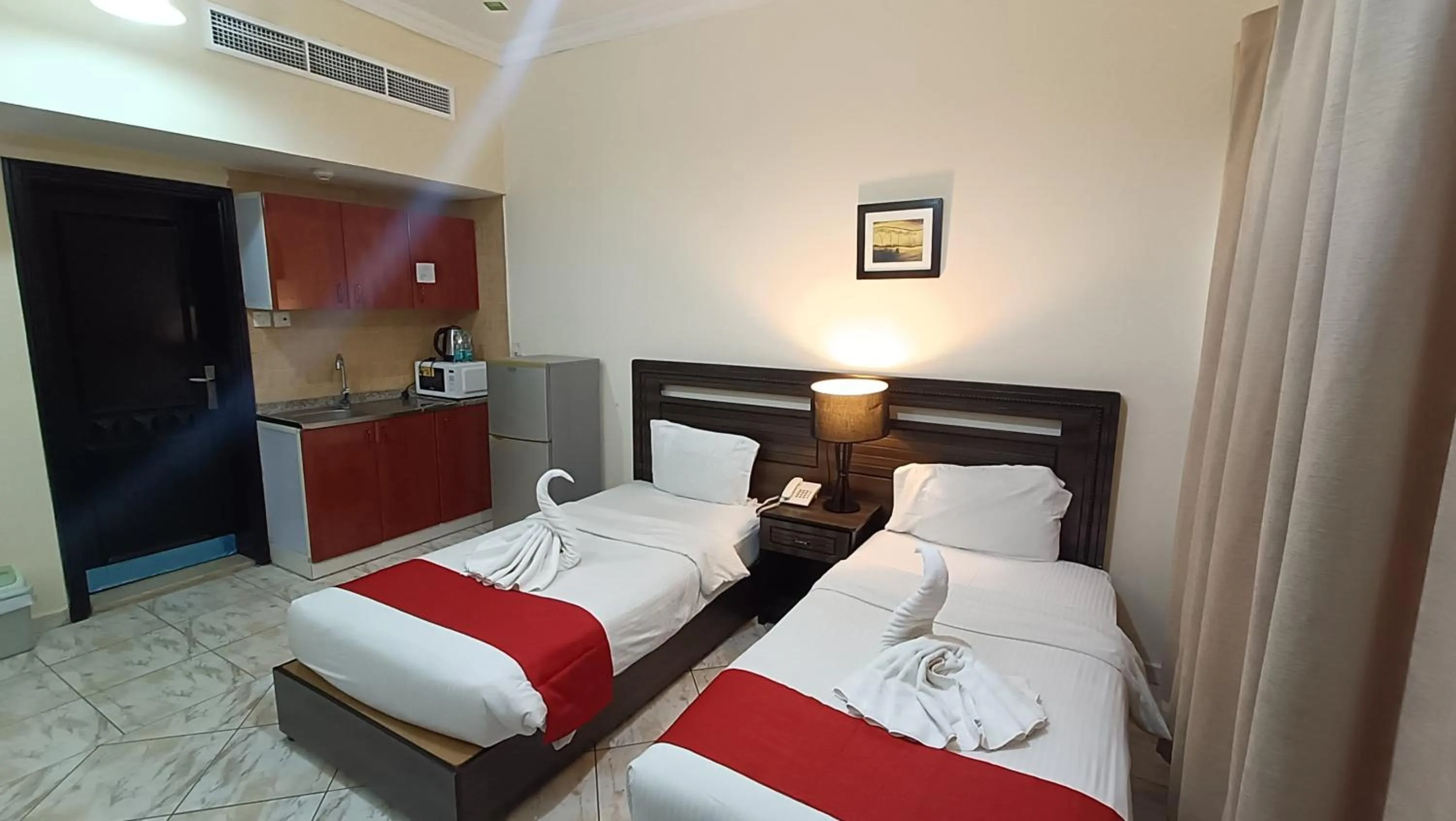 Bedroom, Bed in Ruwi Beach Hotel Apartments - MAHA HOSPITALITY GROUP
