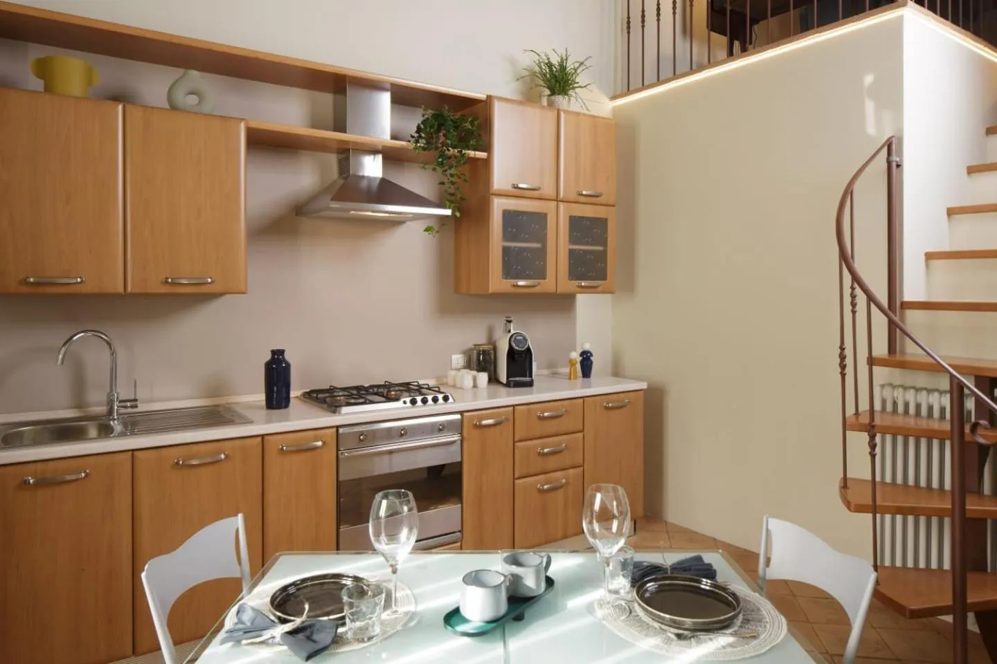 Kitchen or kitchenette in SeiPetali